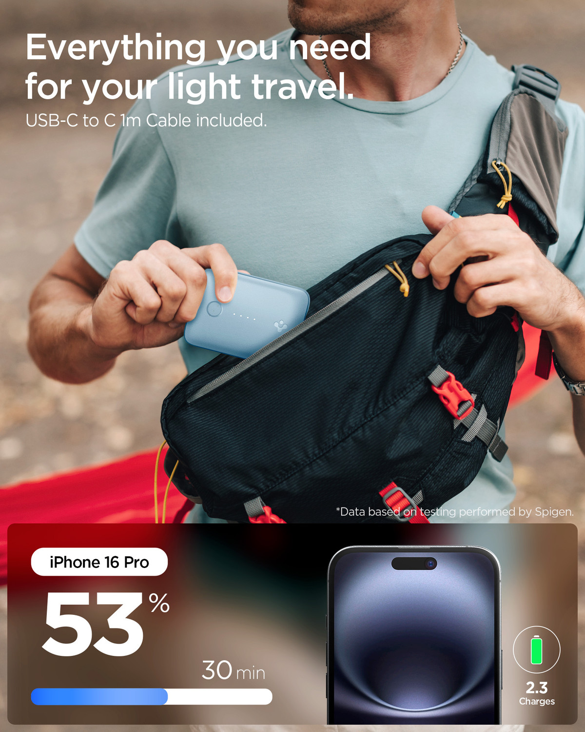 Image of Spigen 10000 mAh 30 W Compact Pocket Size Power Bank