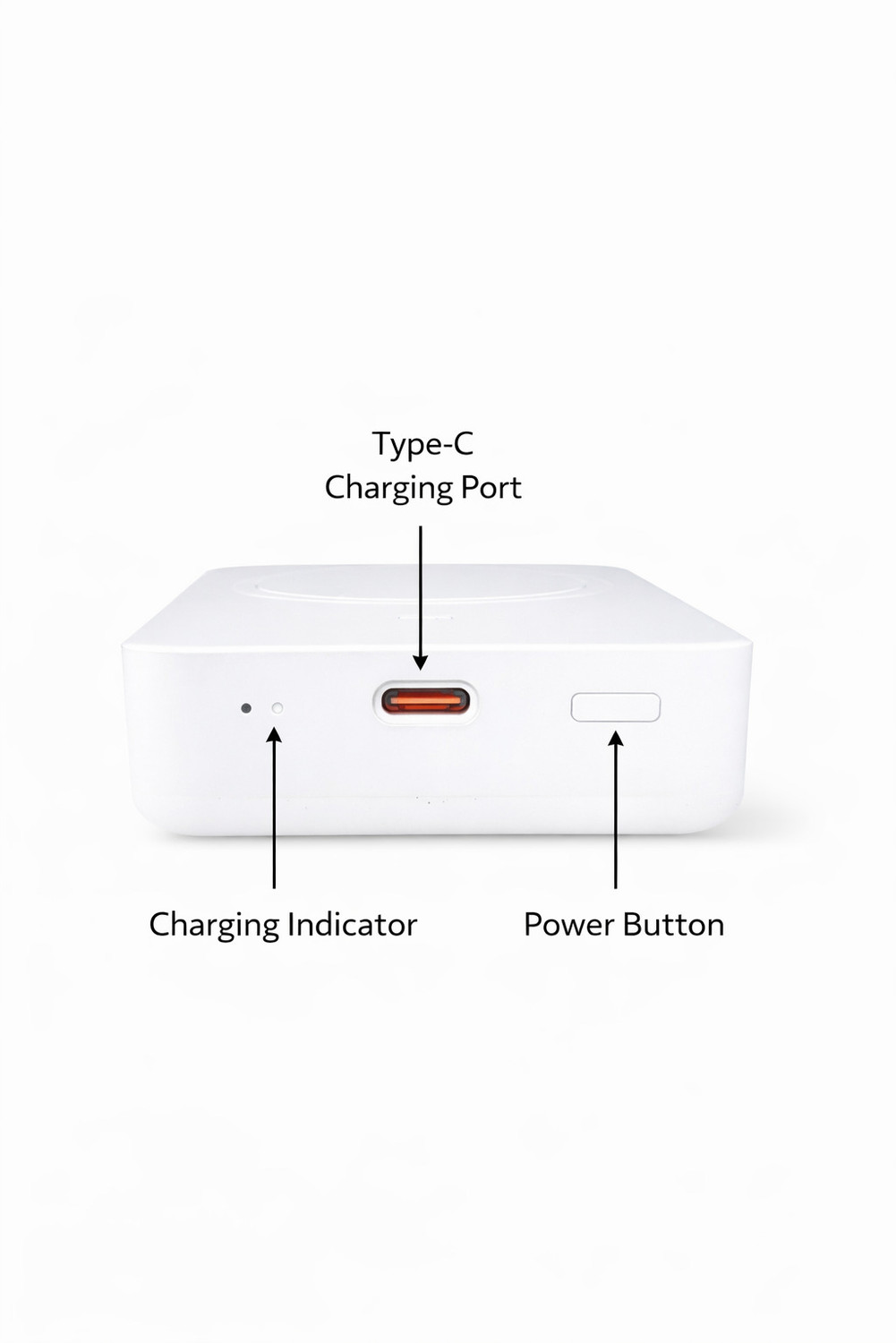 Image of FRYSKA 10000 mAh 22.5 W Wireless With MagSafe Compact Pocket Size Power Bank