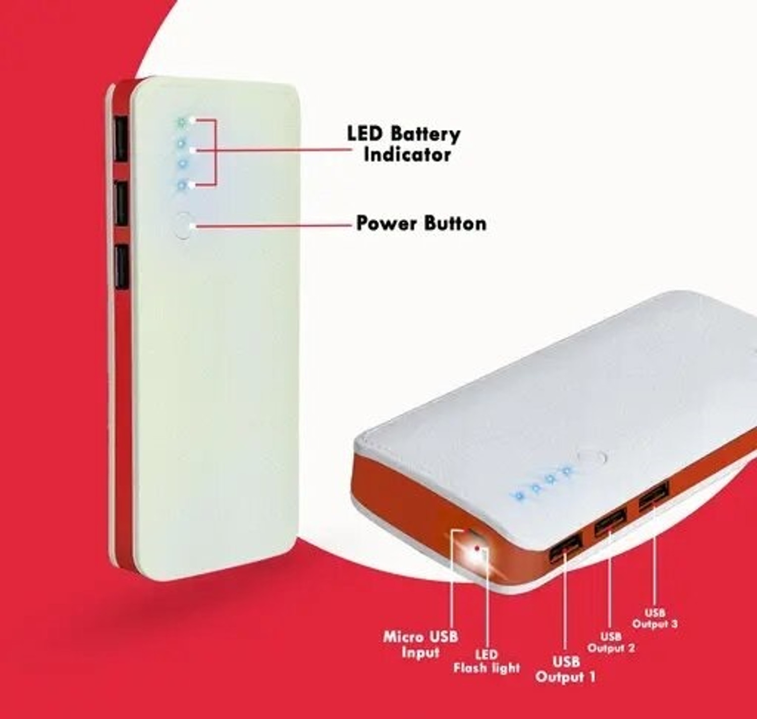 Image of DG POWER 24900 mAh 18 W With MagSafe Compact Pocket Size Power Bank