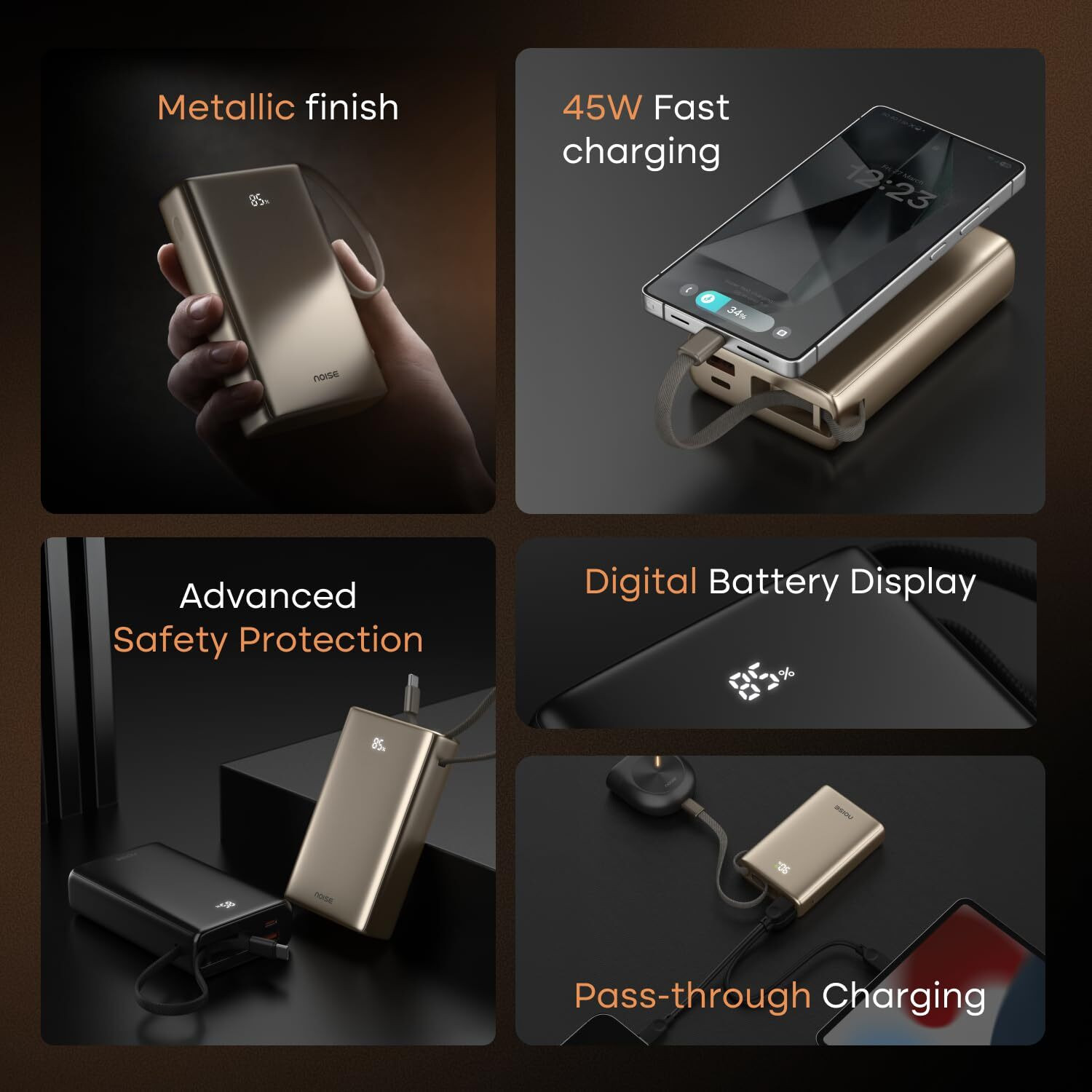 Image of Noise 20000 mAh 45 W Compact Pocket Size Power Bank