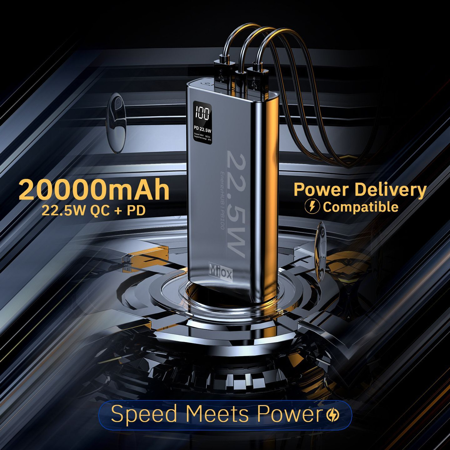 Image of MIOX 30000 mAh 22.5 W Compact Power Bank