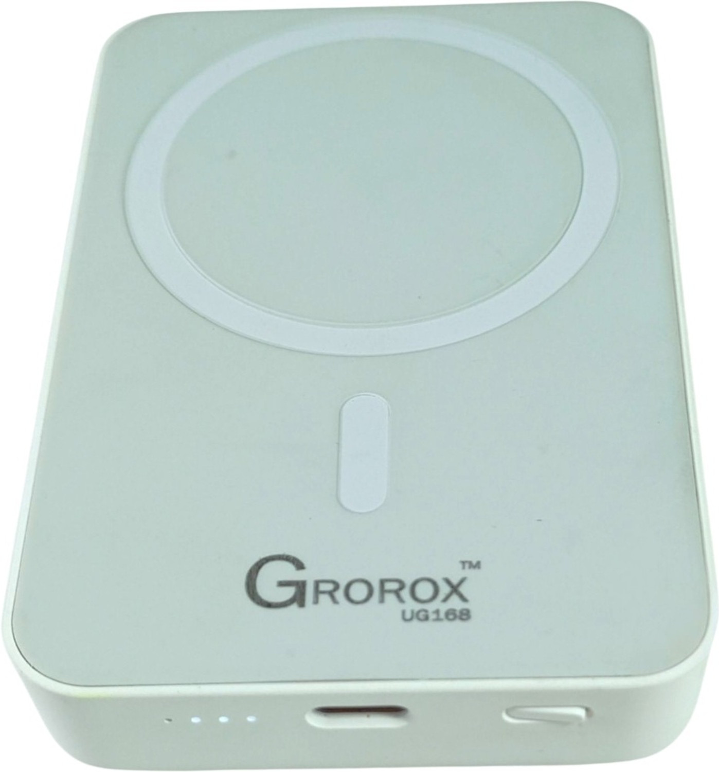 Image of GROROX 10000 mAh 15 W Wired & Wireless With MagSafe Compact Pocket Size Power Bank