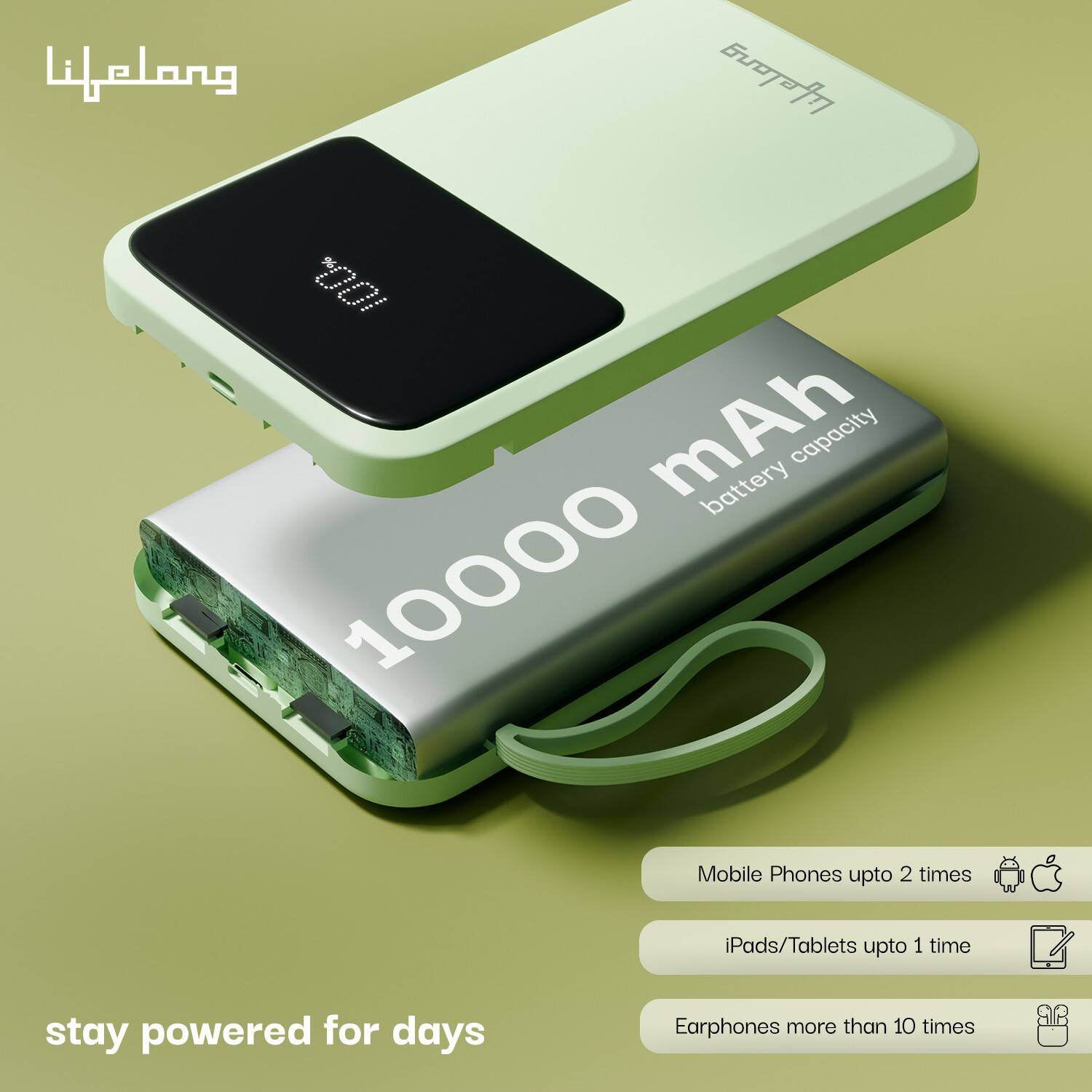 Lifelong 10000 mAh 22.5W Power Bank - Image 4
