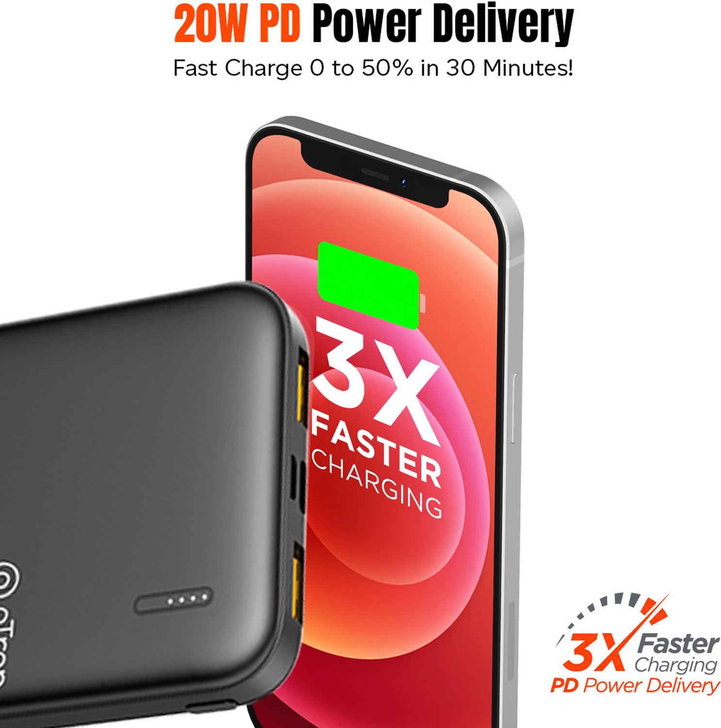 Image of PTron 10000 mAh 22.5 W Compact Power Bank
