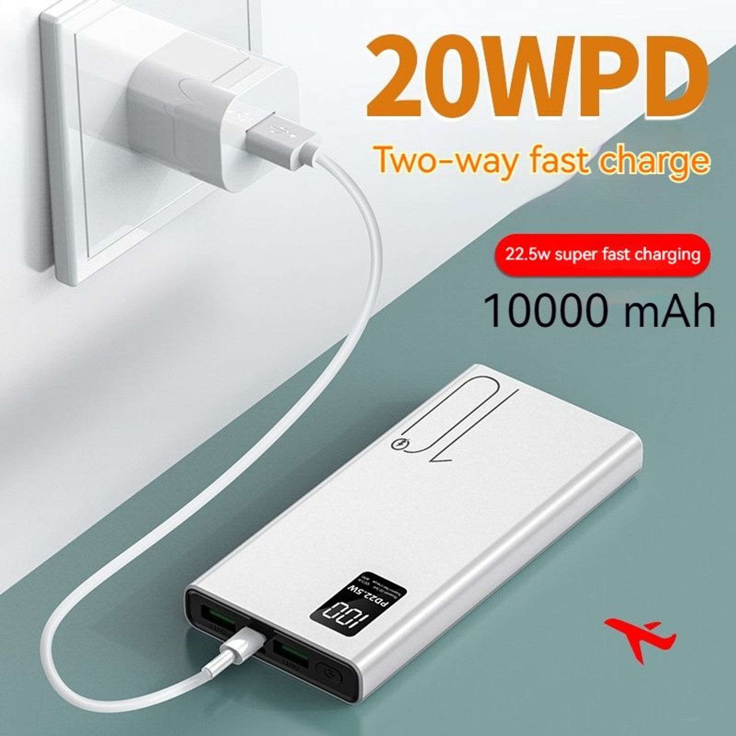Image of MIMO BINORI 100000 mAh 22.5 W Compact Pocket Size Power Bank