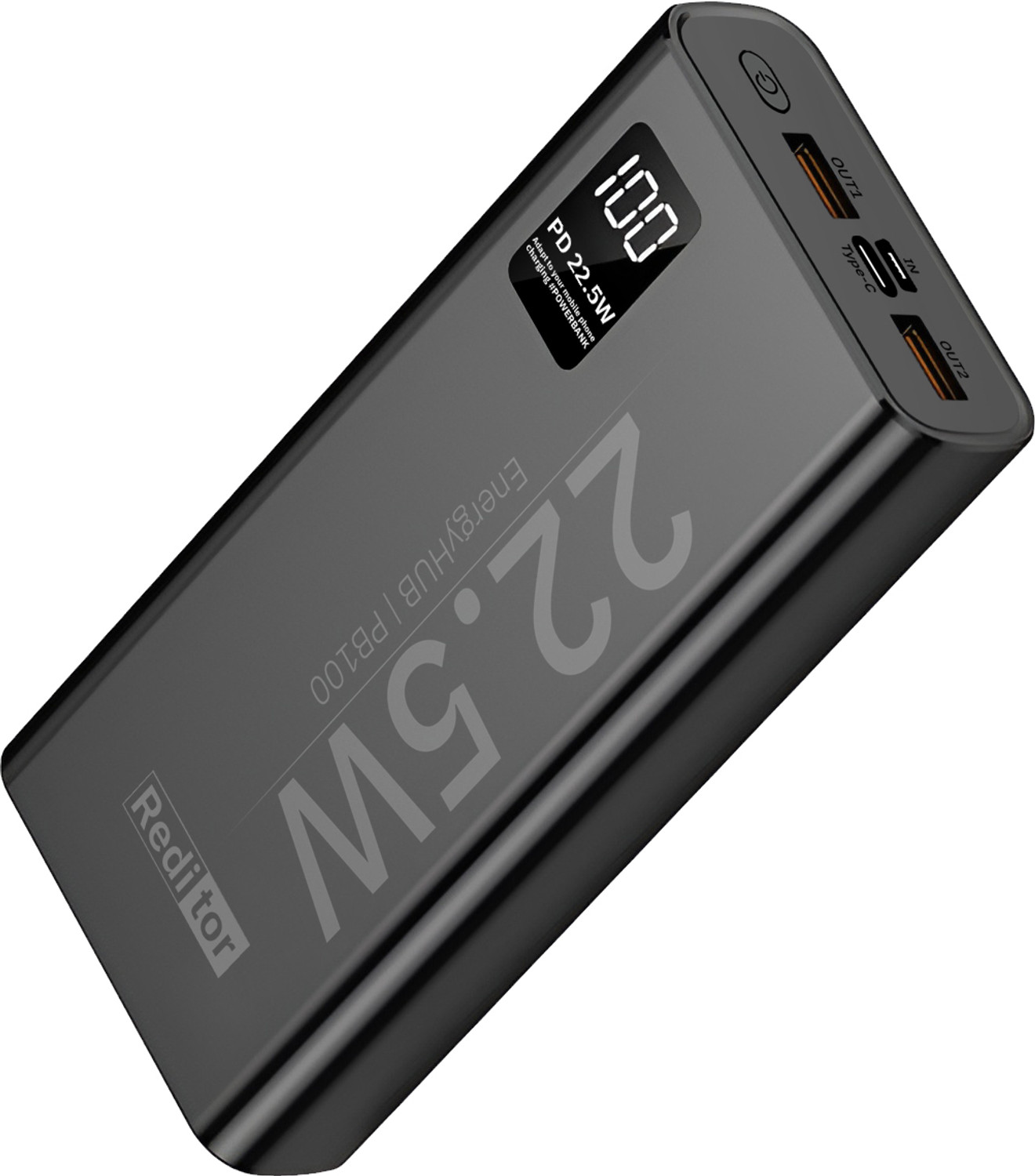 Image of reditor 200000 mAh 22.5 W Compact Pocket Size Power Bank