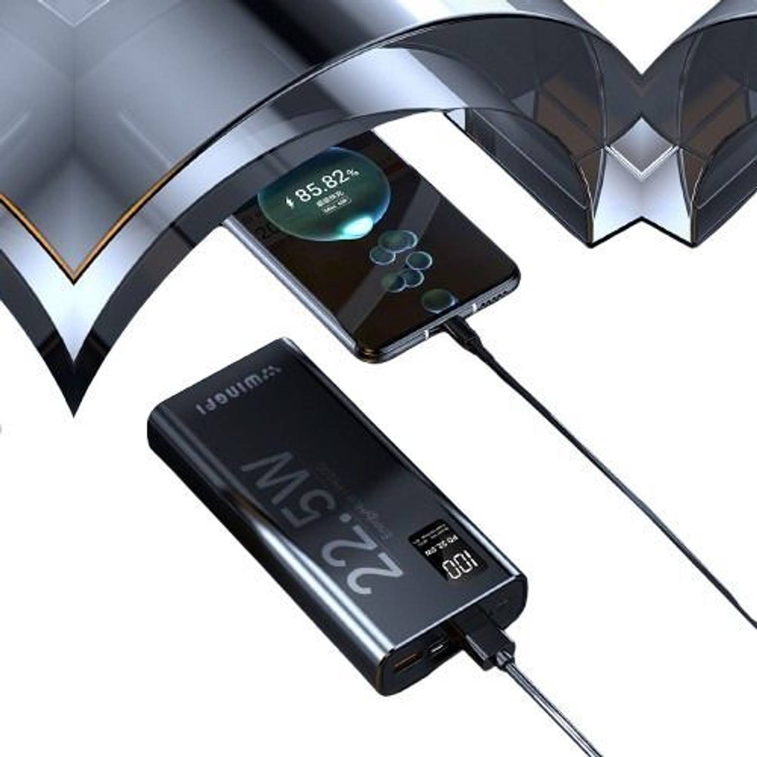 WINgFI 200000 mAh 22.5W Compact Pocket Power Bank - Image 4