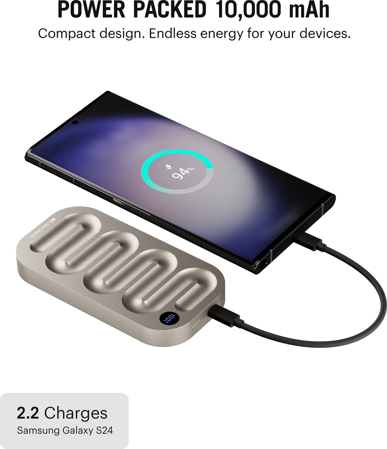 Image of DailyObjects 10000 mAh 20 W Compact Pocket Size Power Bank