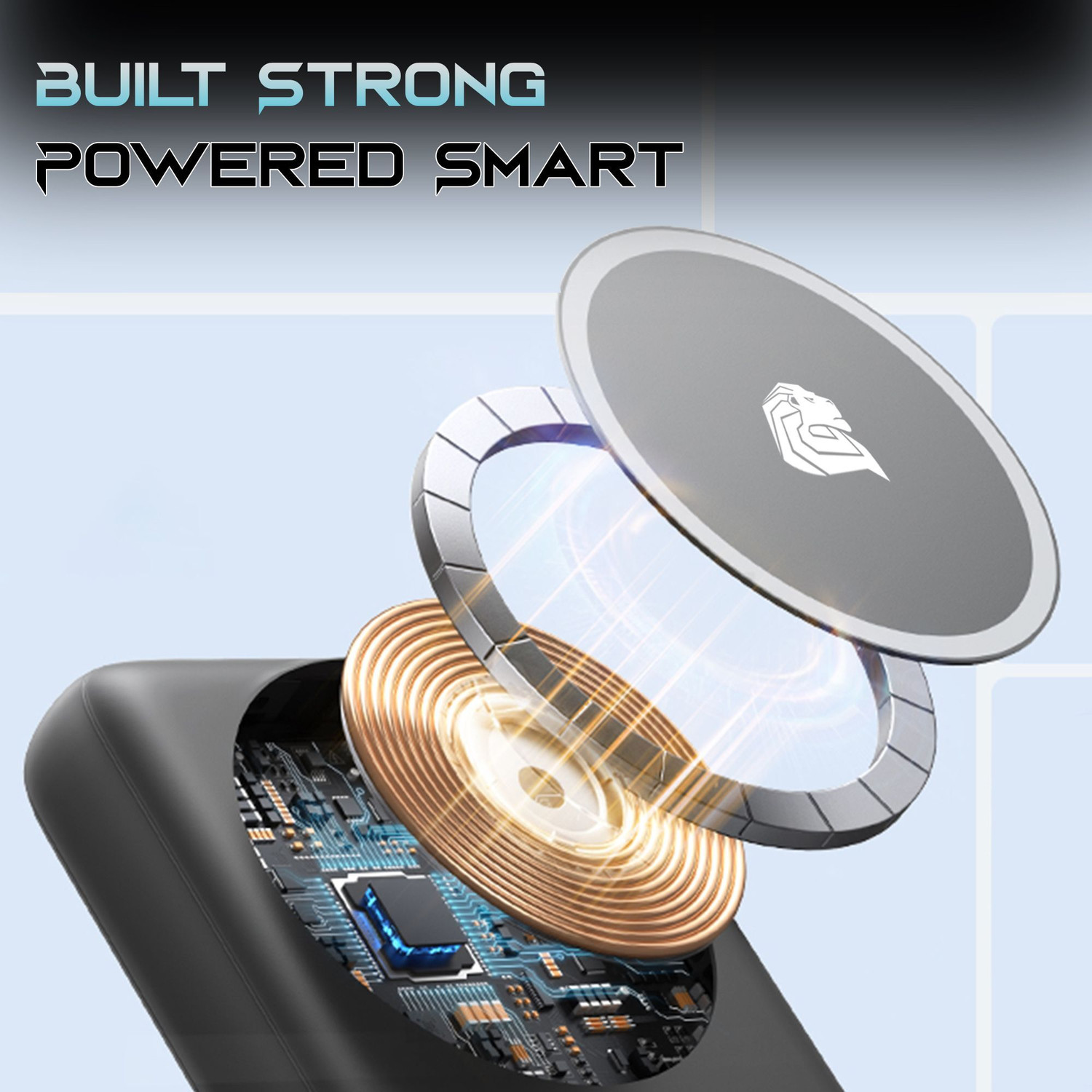 Image of Kratos 10000 mAh 22.5 W Wired & Wireless With MagSafe Slim Pocket Size Power Bank