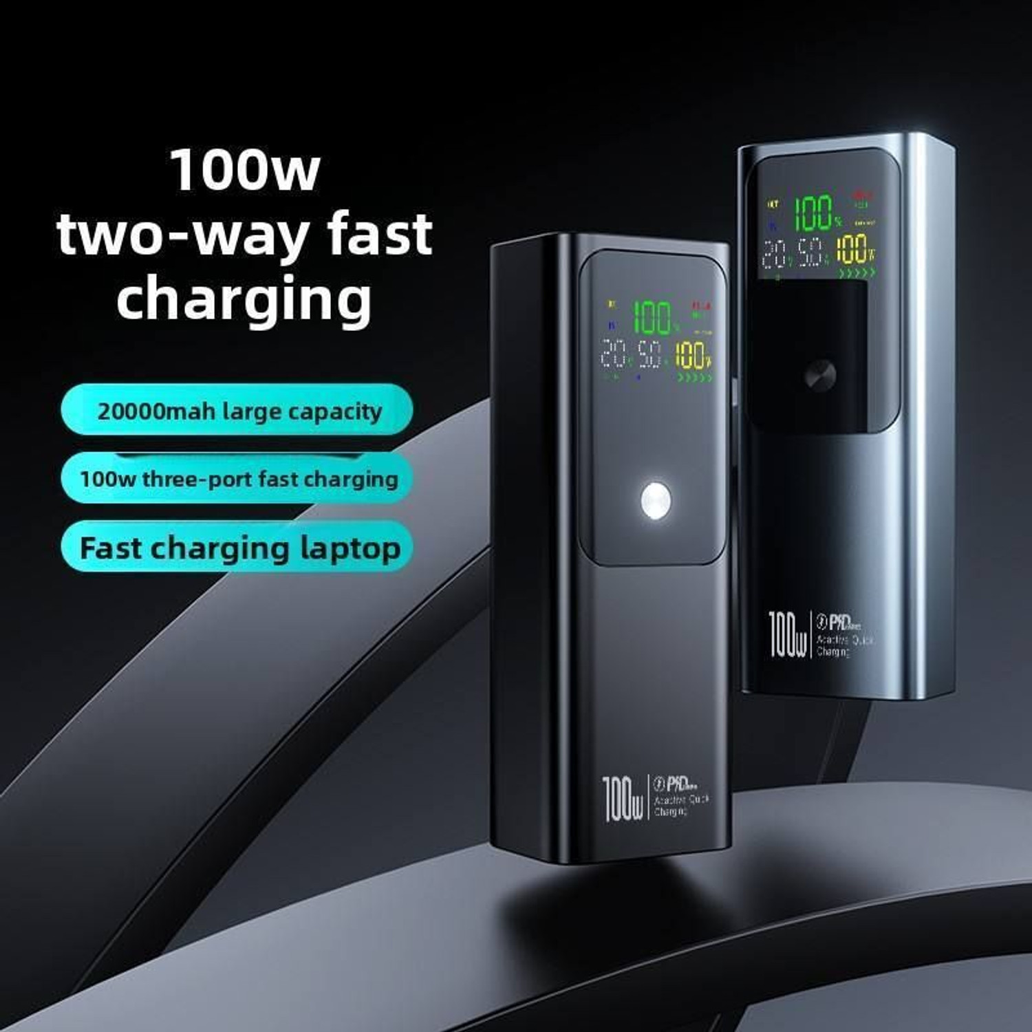 Image of Alible 20000 mAh 100 W Compact Pocket Size Power Bank