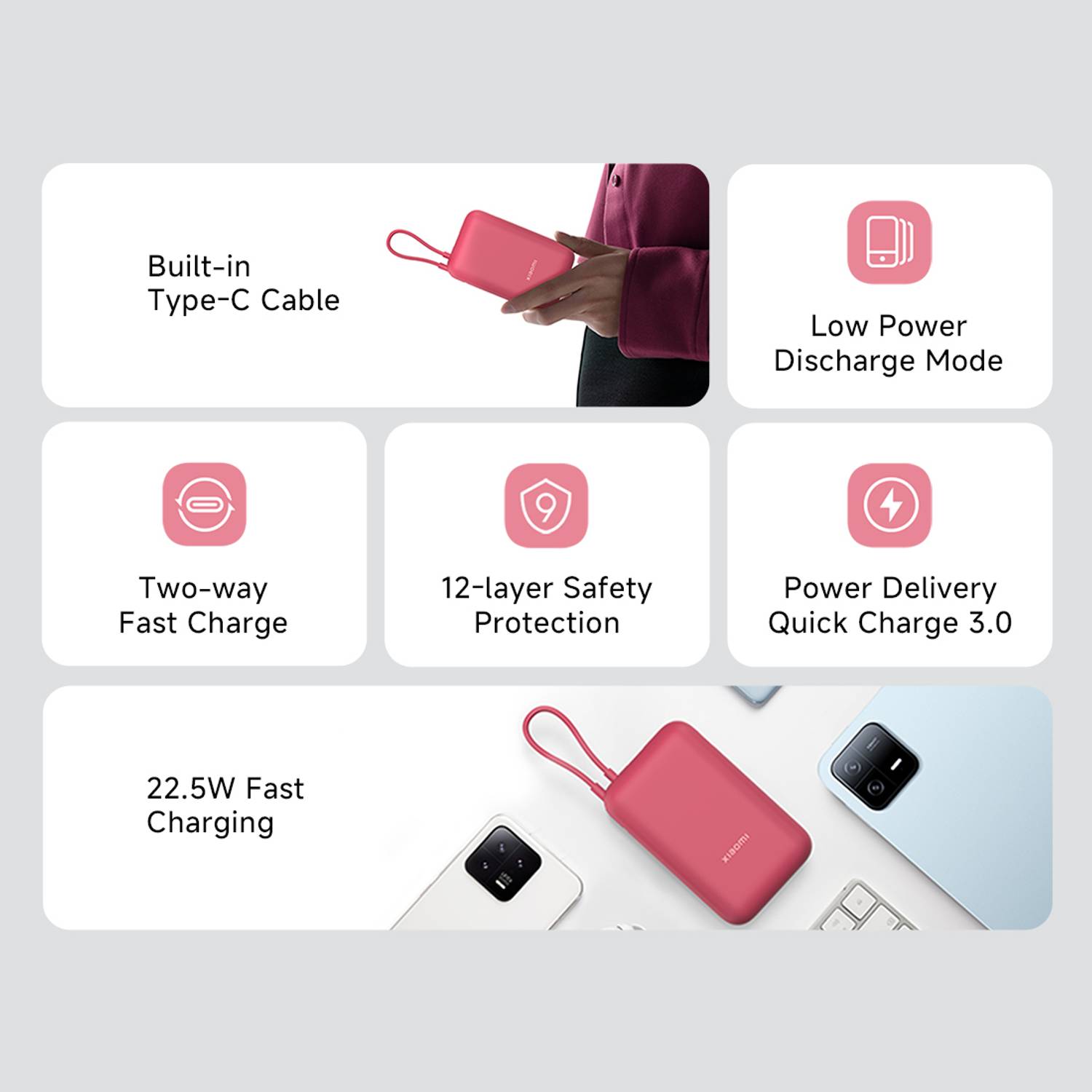 Mi 10000mAh 22.5W Compact Power Bank - Image 3