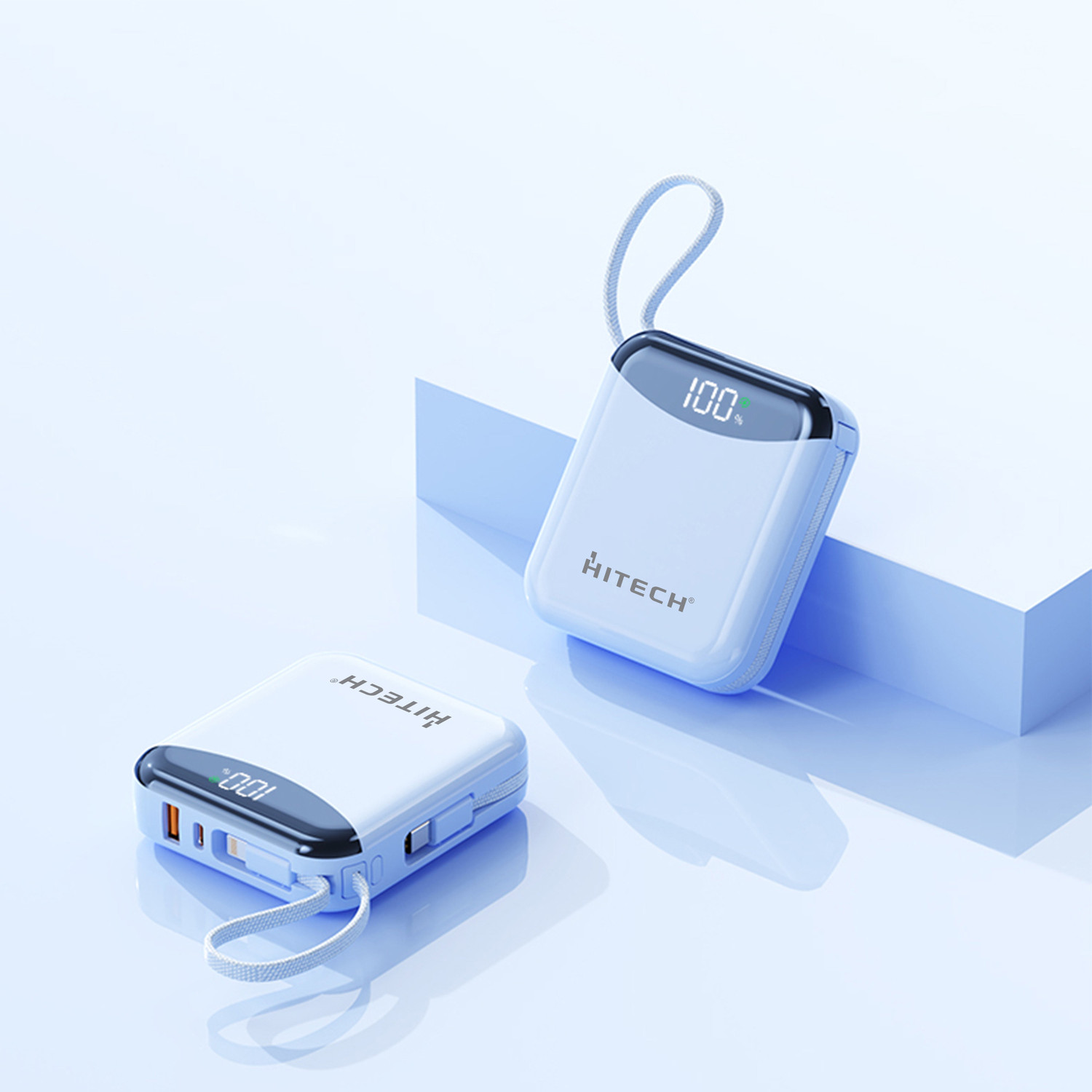 Image of Hi Tech 12000 mAh 22.5 W Compact Pocket Size Power Bank