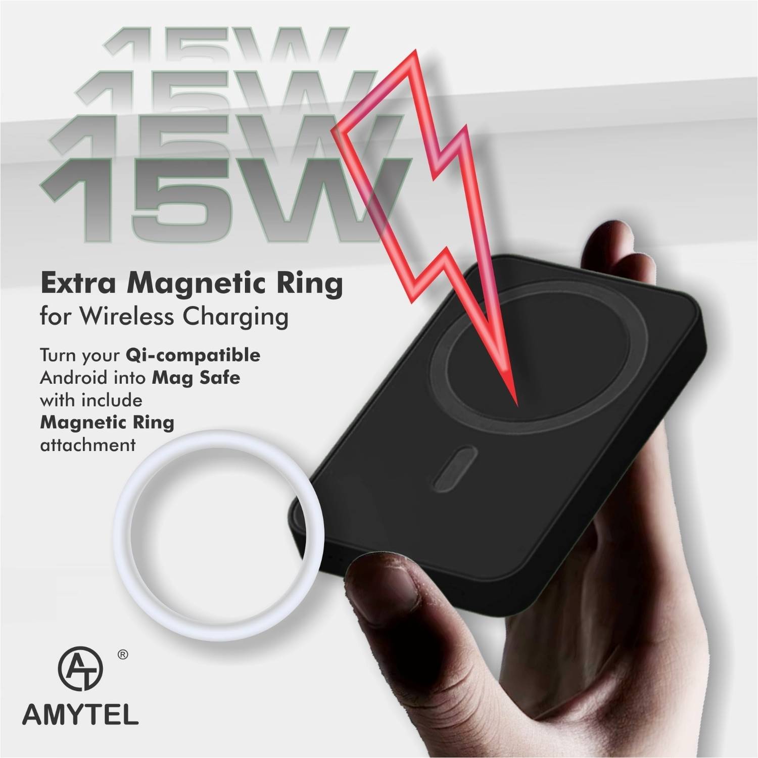 AMYTEL 10000 mAh Wireless Power Bank - Image 2