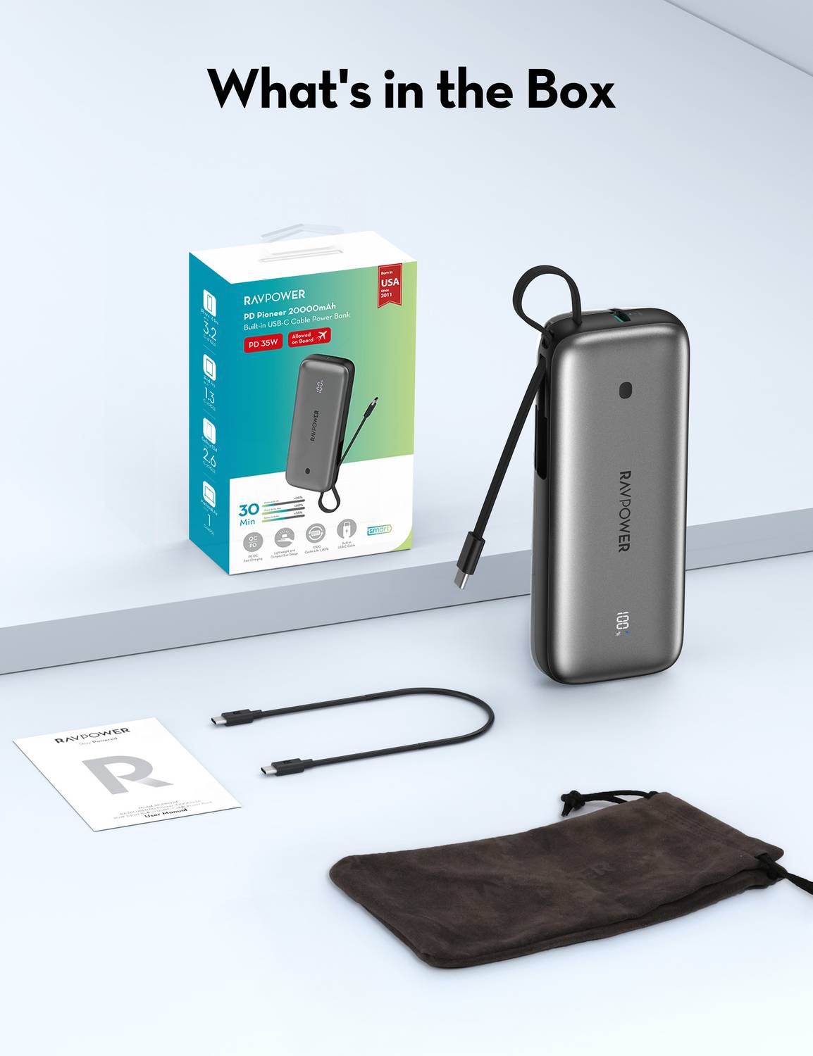 Ravpower 20000 mAh 35W Compact Power Bank - Image 5