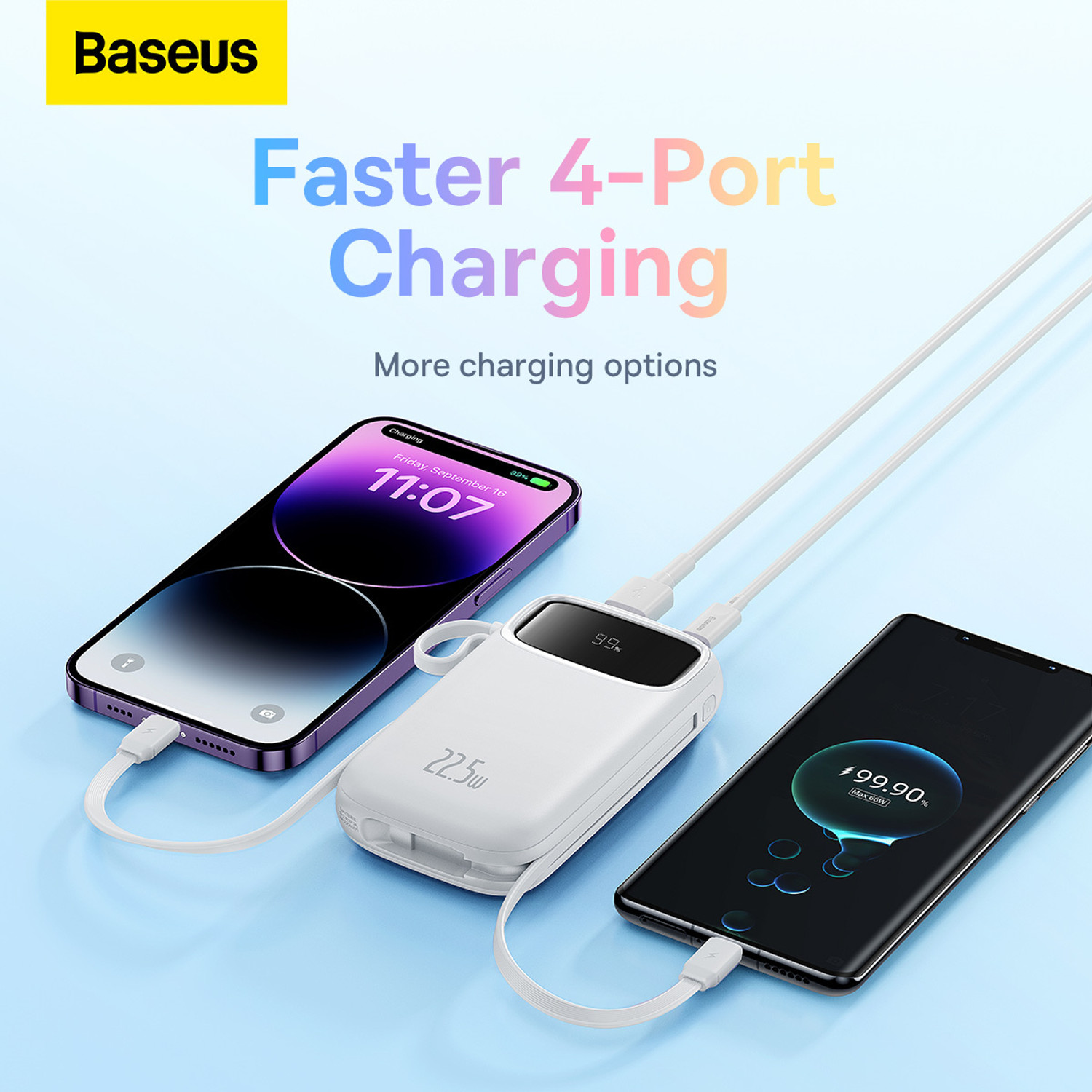 Image of Baseus 10000 mAh 22.5 W Compact Pocket Size Power Bank