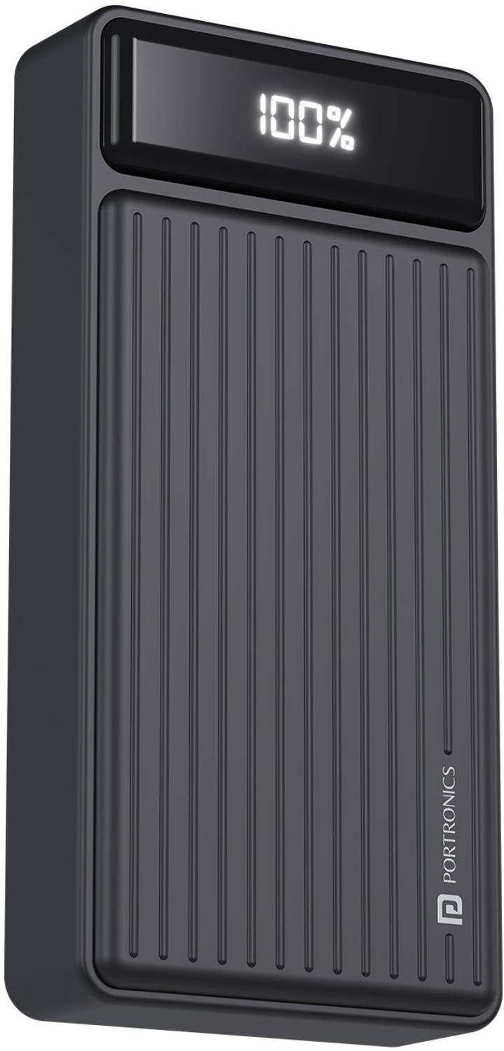 Portronics 20000 mAh 22.5 W Compact Power Bank (Black, Lithium Po...mo