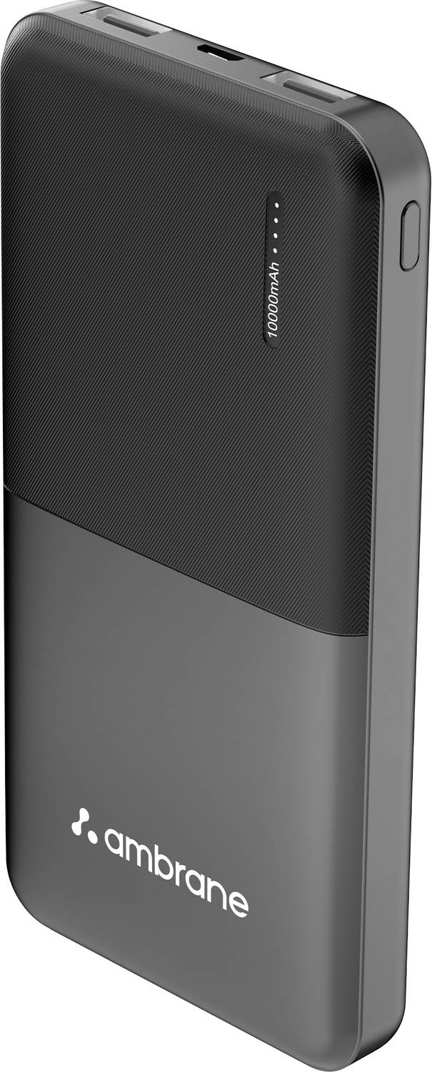 Ambrane 10000 mAh Power Bank (12 W, Fast Charging)