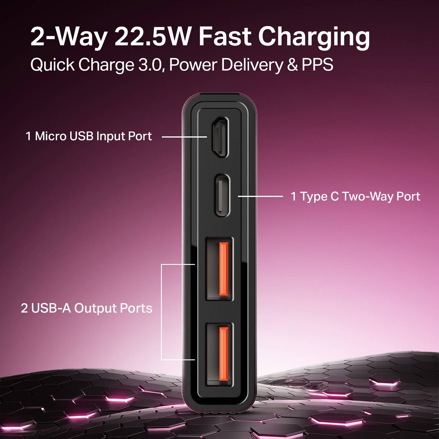 boAt 10000 mAh 22.5W Slim Power Bank - Image 4