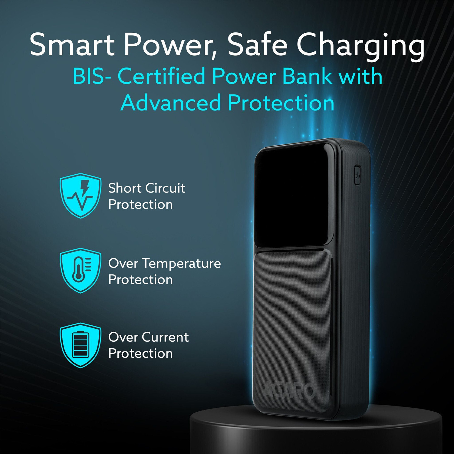 Image of AGARO 20000 mAh 22.5 W Compact Pocket Size Power Bank