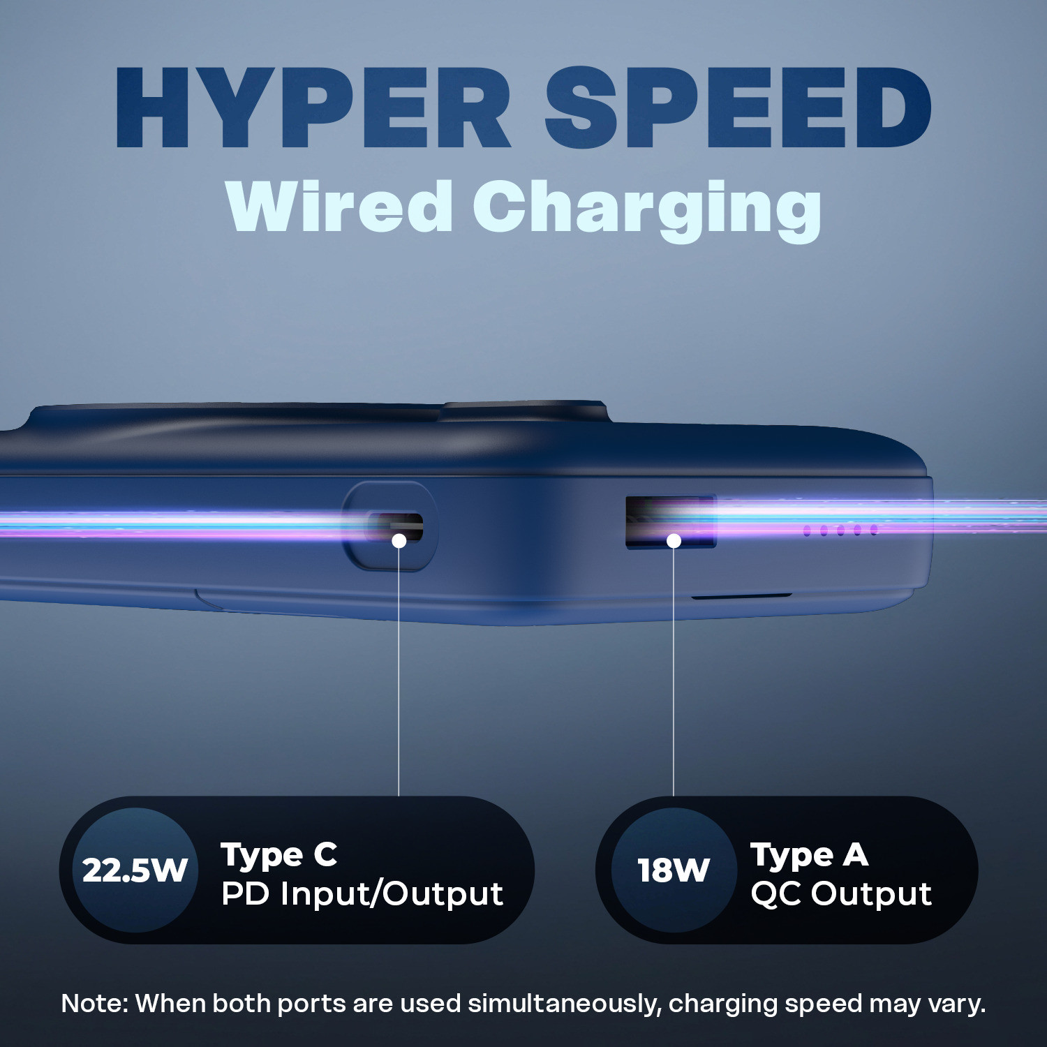 Image of AMKETTE 10000 mAh 22.5 W Wired & Wireless With MagSafe Compact Pocket Size Power Bank