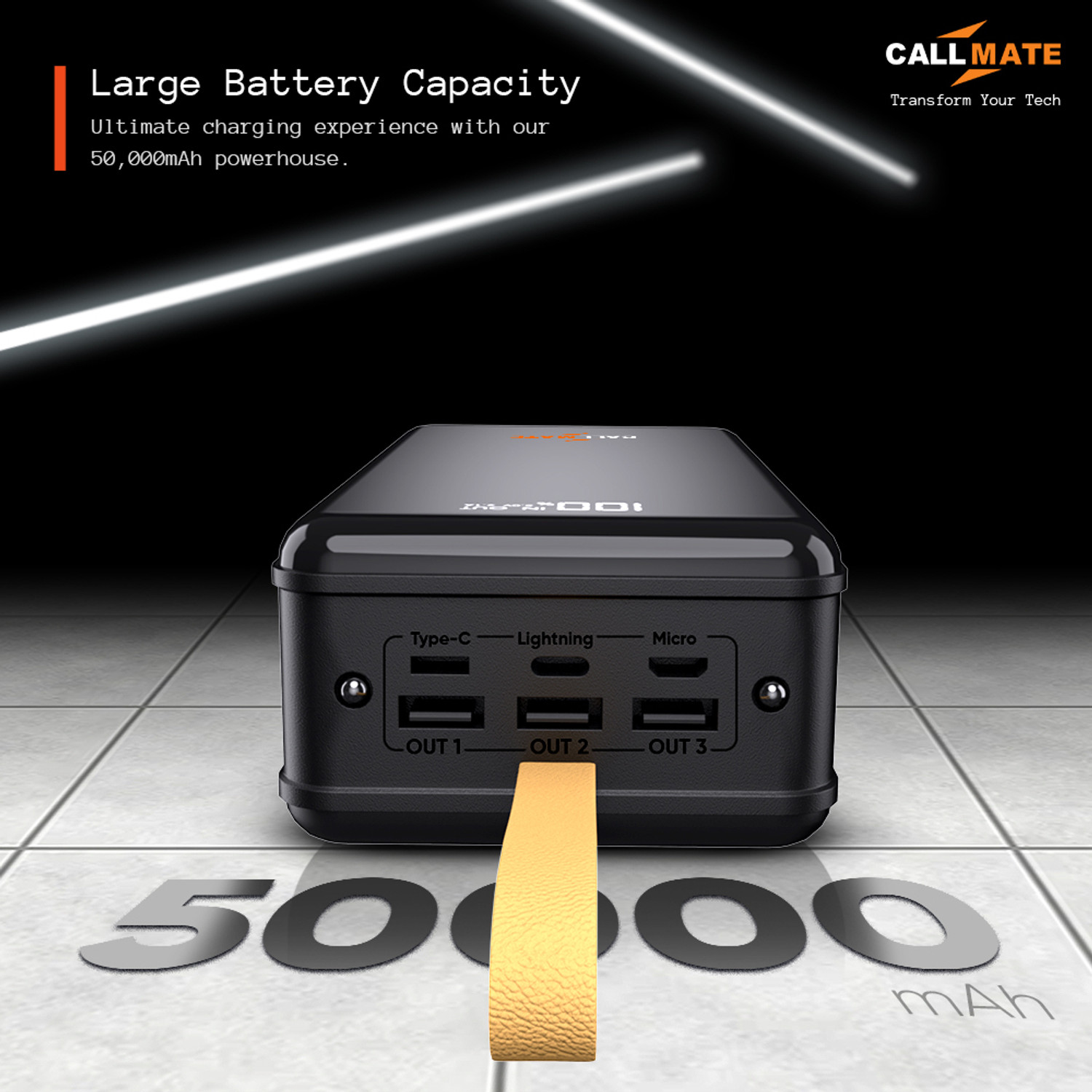 Image of Callmate 50000 mAh 15 W Power Bank