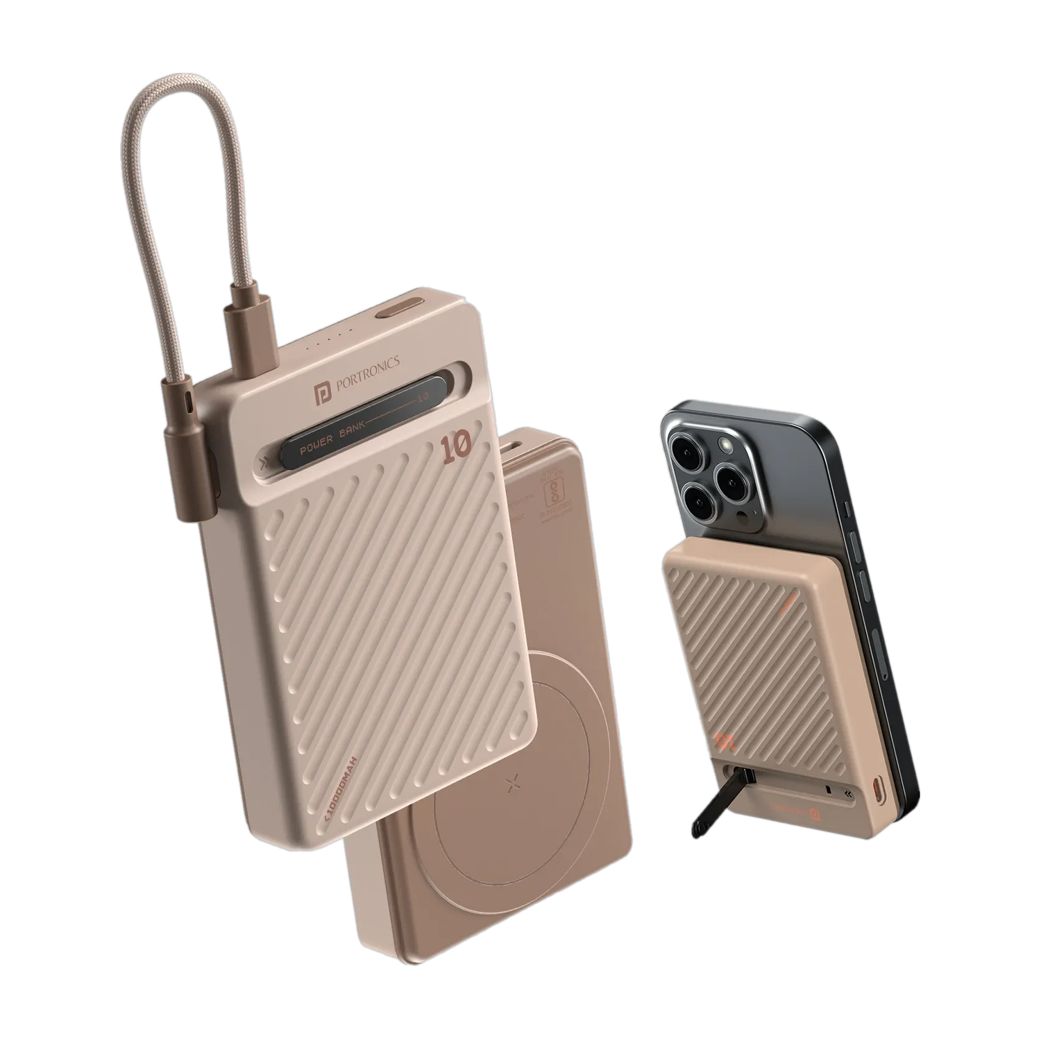 Portronics 10000 mAh 20W MagSafe Power Bank - Image 1
