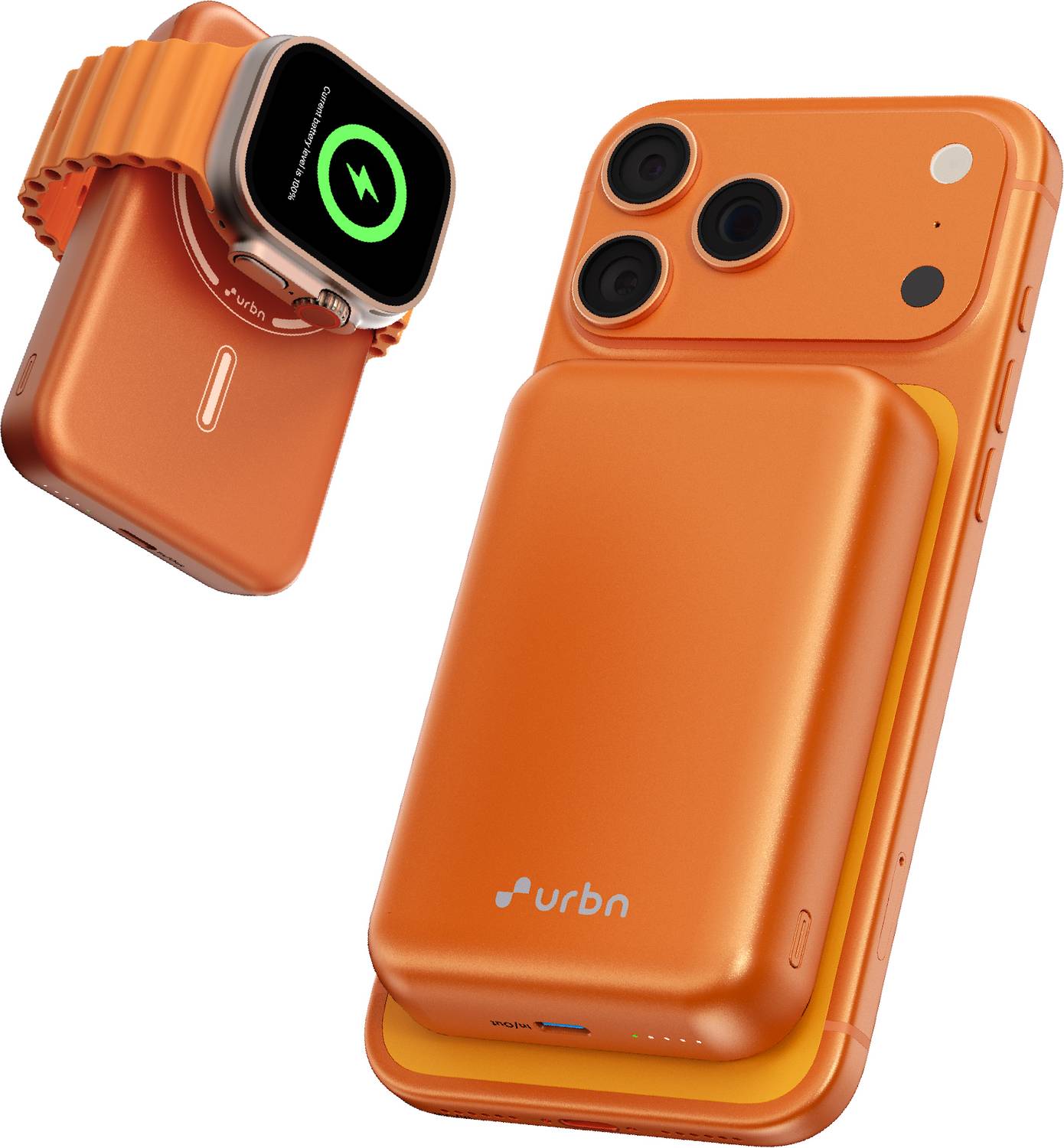 URBN 10000 mAh 20W Wired & Wireless Power Bank - Image 1