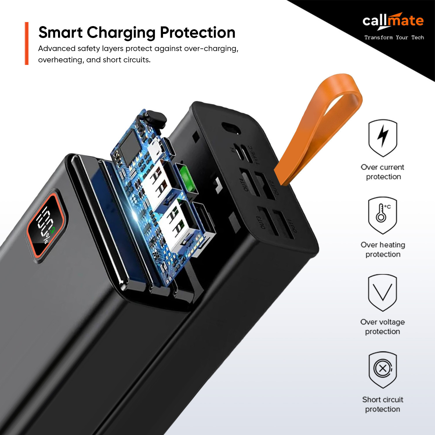 Image of Callmate 50000 mAh 23 W Power Bank