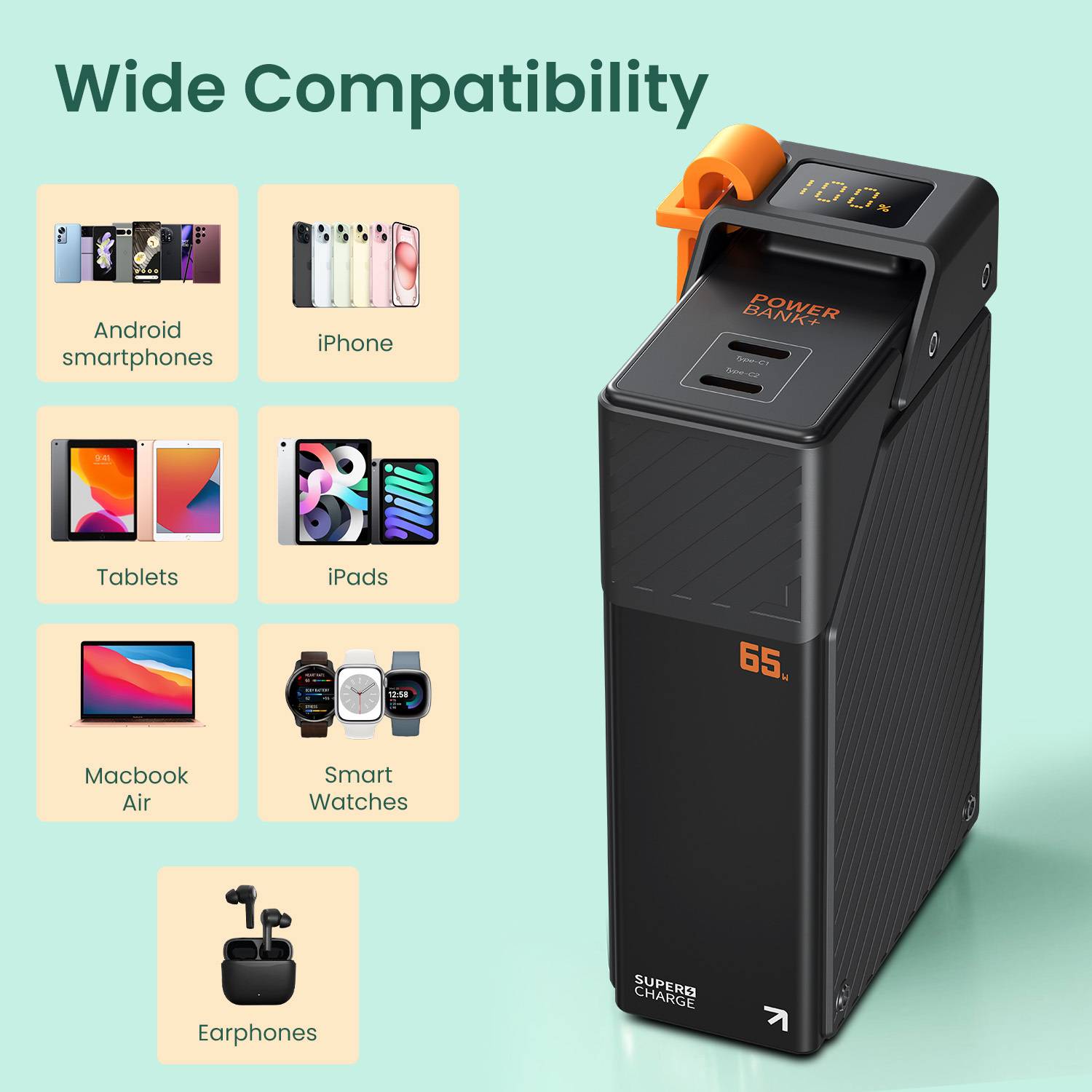 Portronics 20000 mAh 65W Compact Power Bank - Image 4