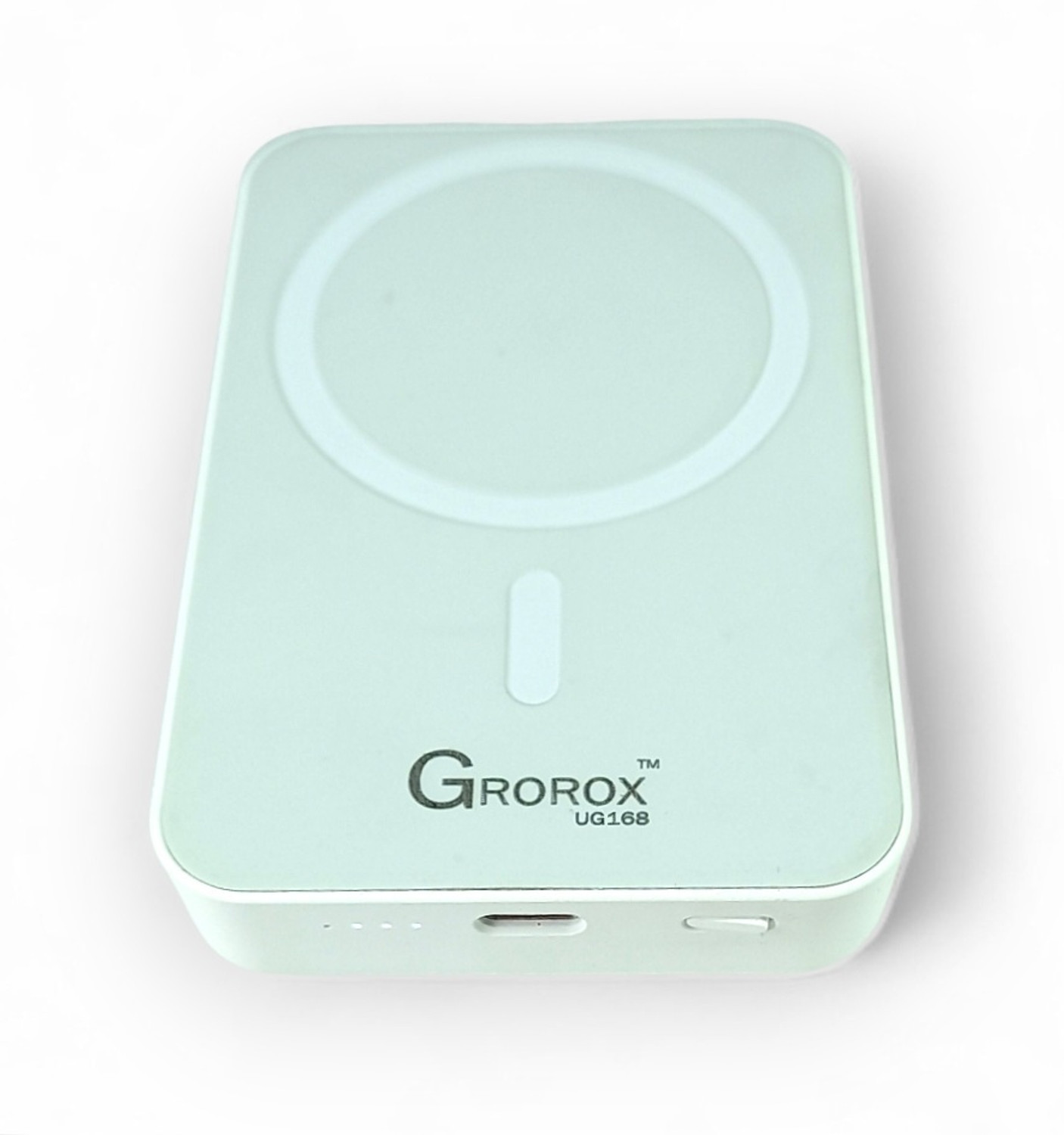 Image of GROROX 10000 mAh 15 W Wired & Wireless With MagSafe Compact Pocket Size Power Bank