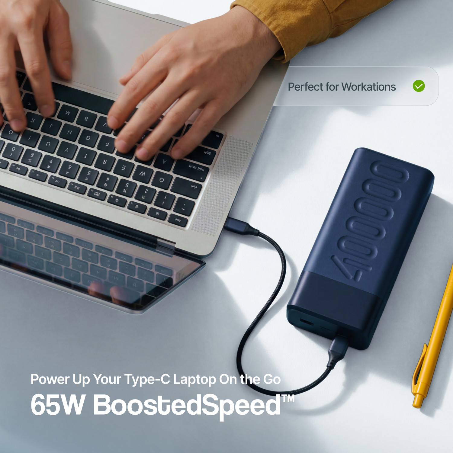 Image of Ambrane 40000 mAh 65 W Power Bank