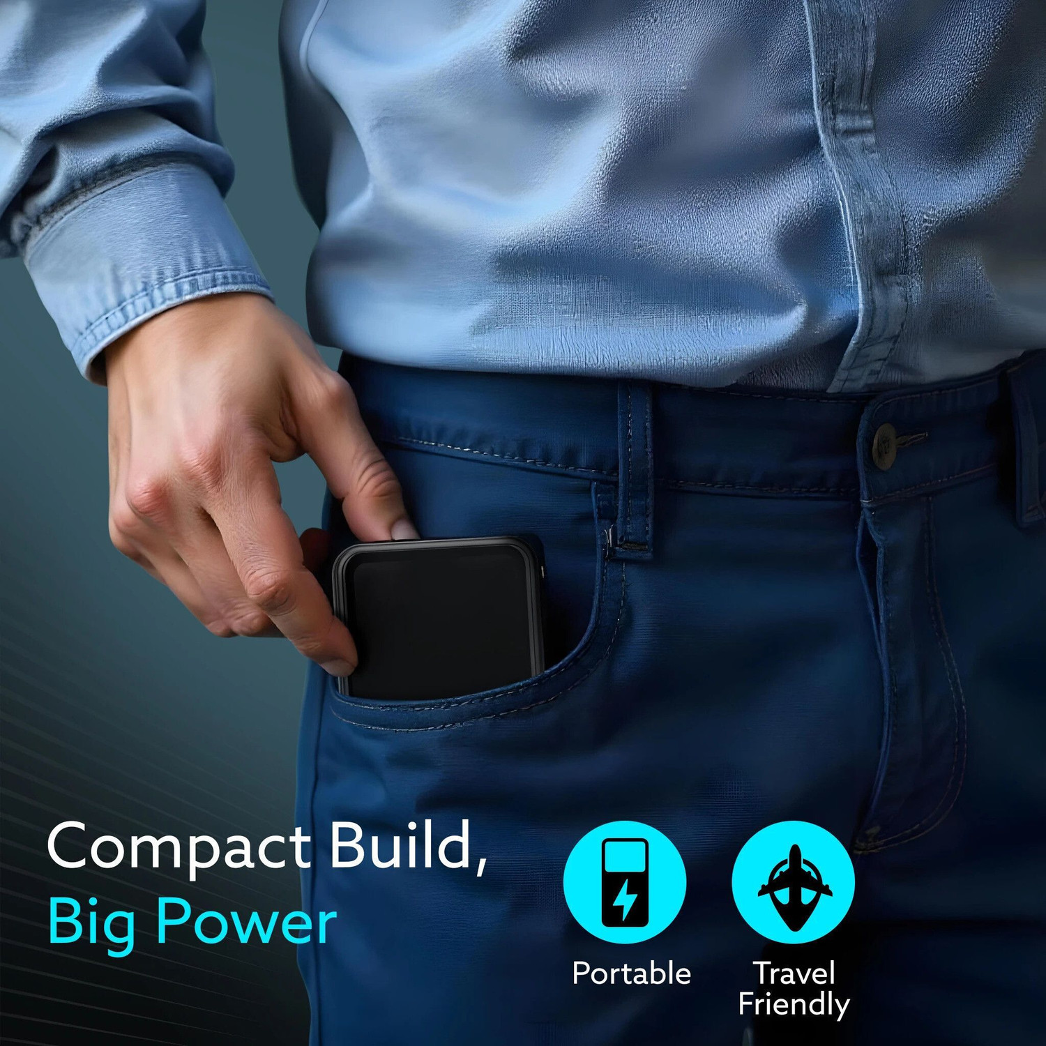 Image of AGARO 20000 mAh 22.5 W Compact Pocket Size Power Bank