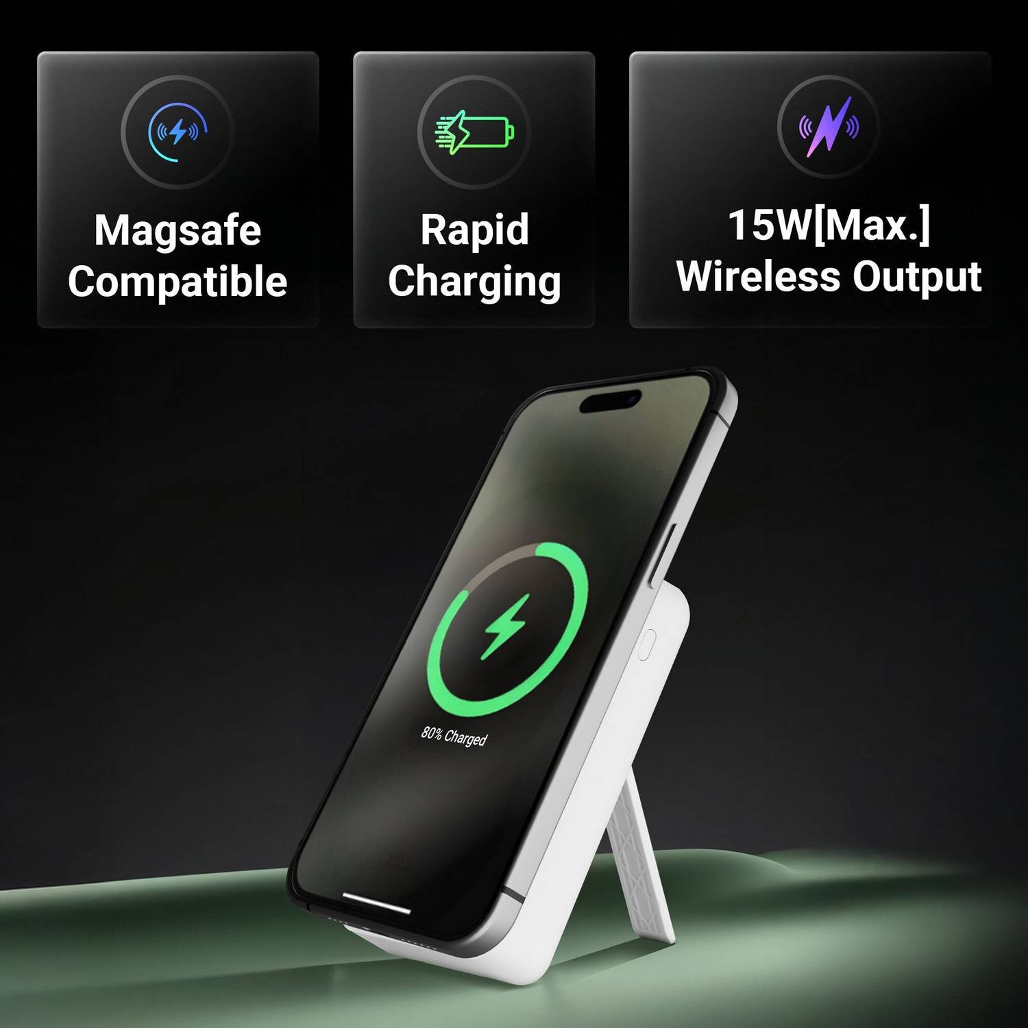 ZEBRONICS 10000 mAh 22.5W MagSafe Power Bank - Image 5