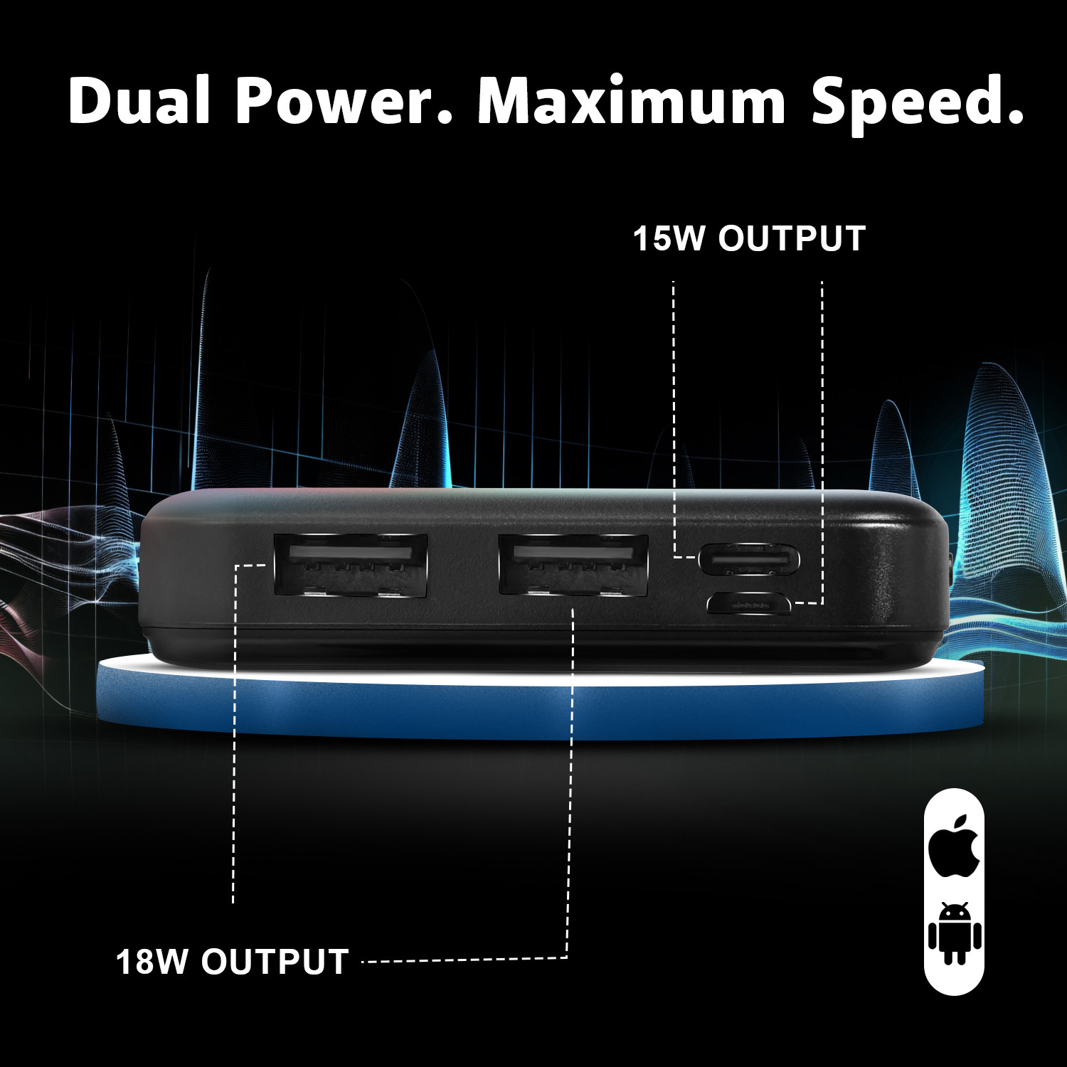Image of Soroo Future 10000 mAh 18 W Compact Pocket Size Power Bank