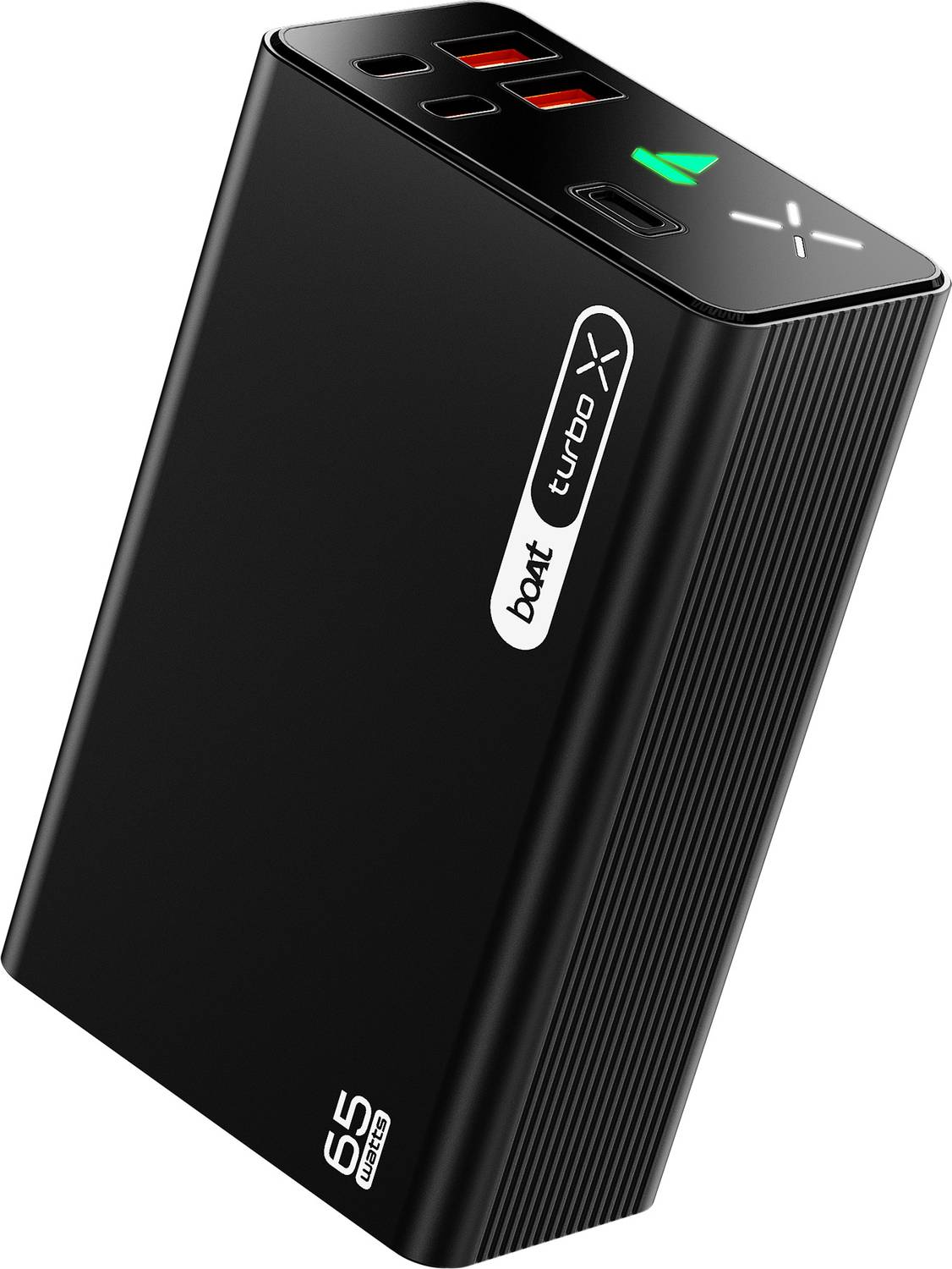 boAt 30000 mAh 65 W Power Bank (Onyx Black, Lithium Polymer, for