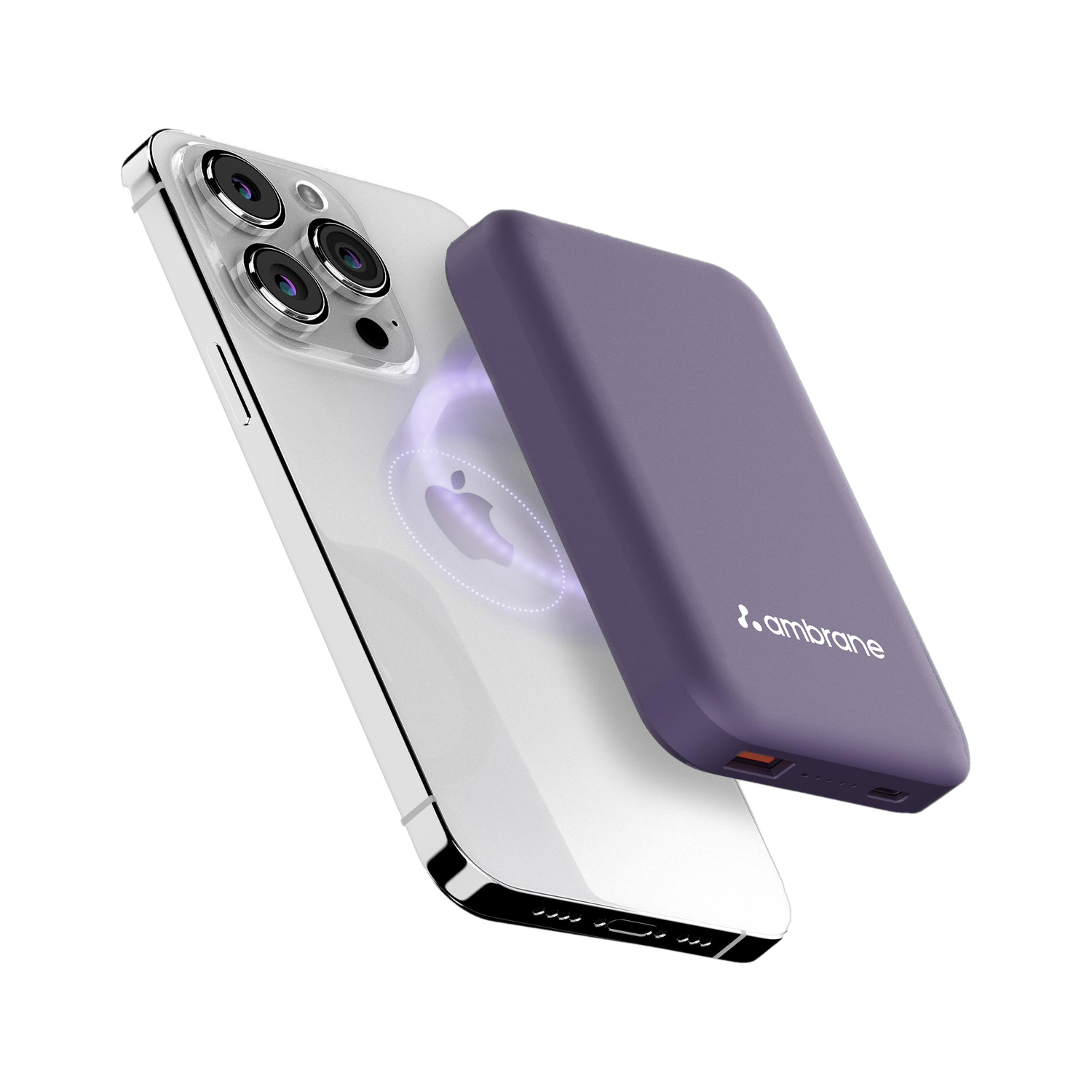 Ambrane 10000 mAh MagSafe Wireless Power Bank