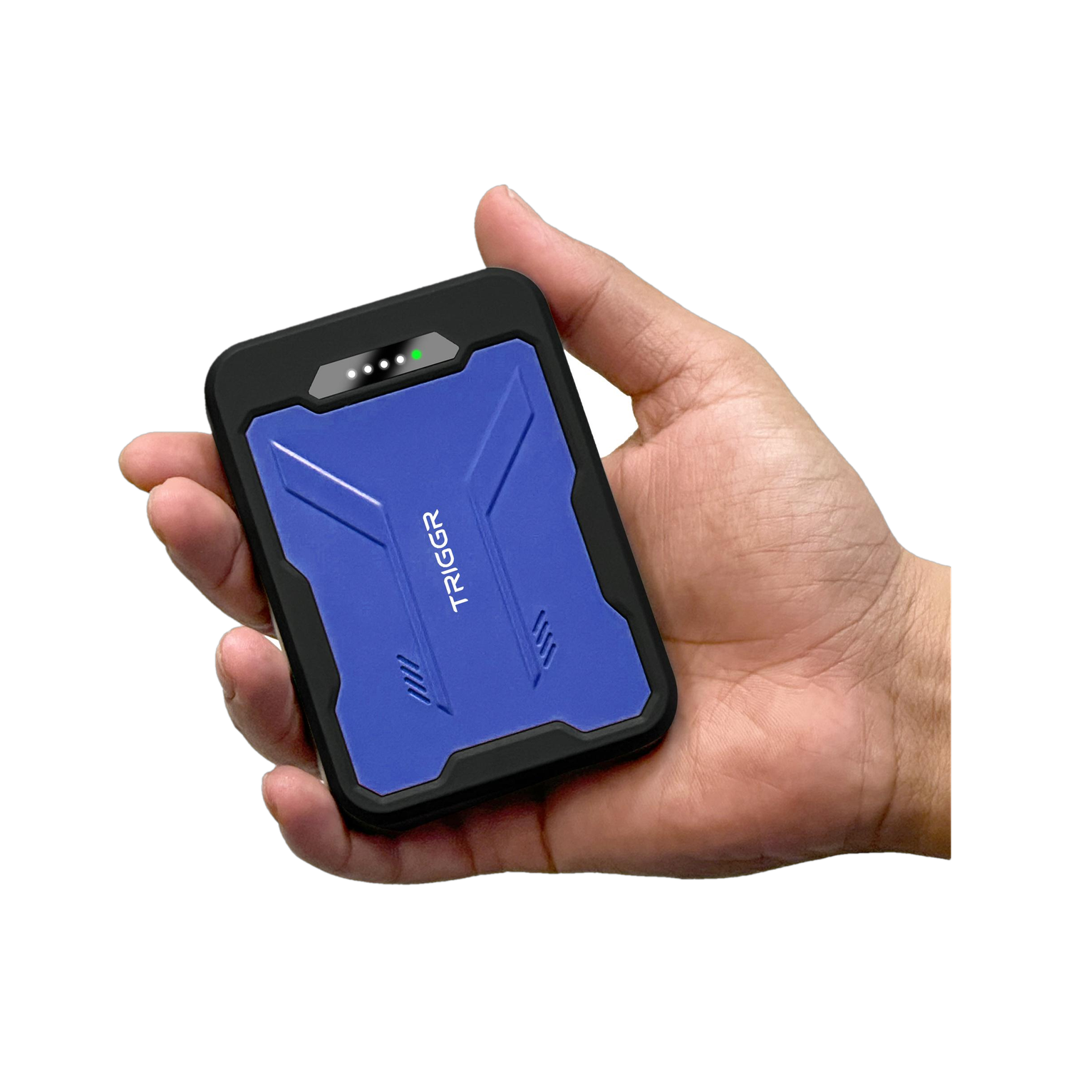 Image of TRIGGR 10000 mAh 22.5 W Compact Pocket Size Power Bank (Mariner Black, Lithium Polymer, Quick Charge 3.0, Power Delivery 3.0 for Mobile, Tablet, Earbuds)