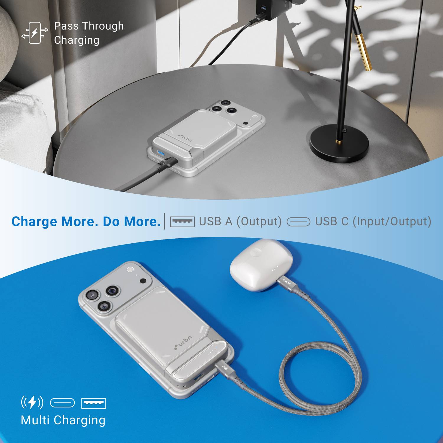 URBN 10000 mAh 22.5W MagSafe Power Bank - Image 5
