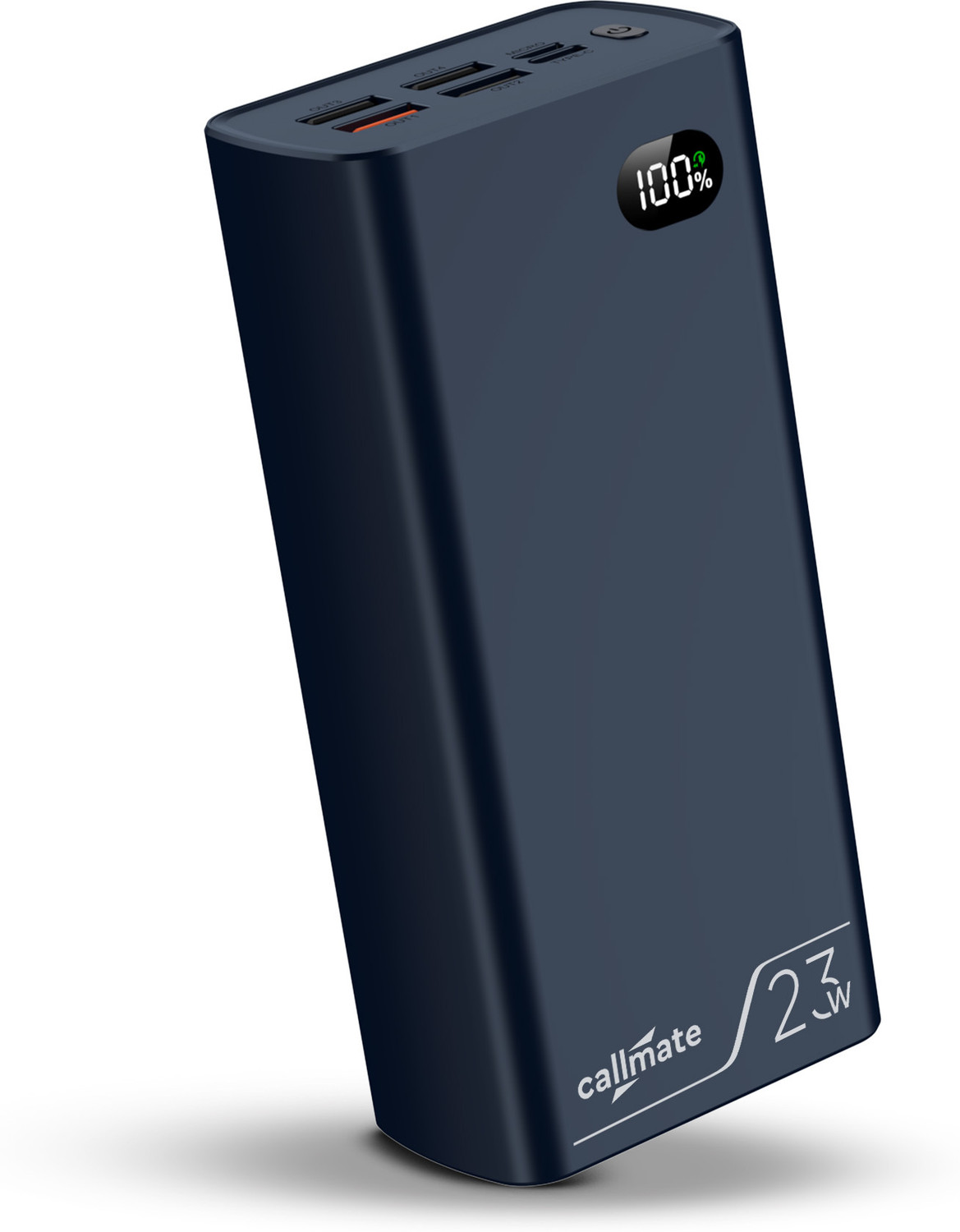 Image of Callmate 30000 mAh 23 W Power Bank (Blue, Lithium Polymer, Fast Charging for Mobile, Earbuds, Speaker, Tablet, Trimmer)