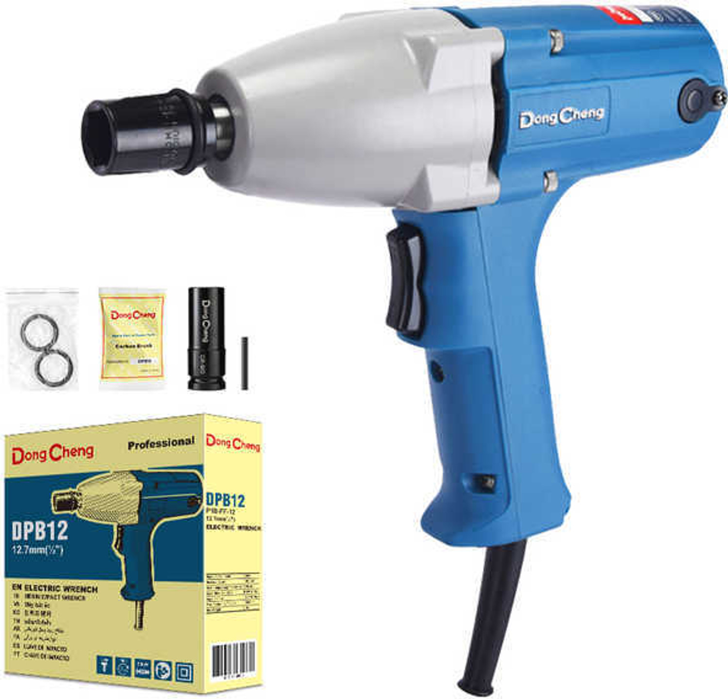 Image of Dongcheng HEAVY DUTY ELECTRIC IMPACT WRENCH 300 WATT POWER & 1800 RPM Corded Impact Wrench