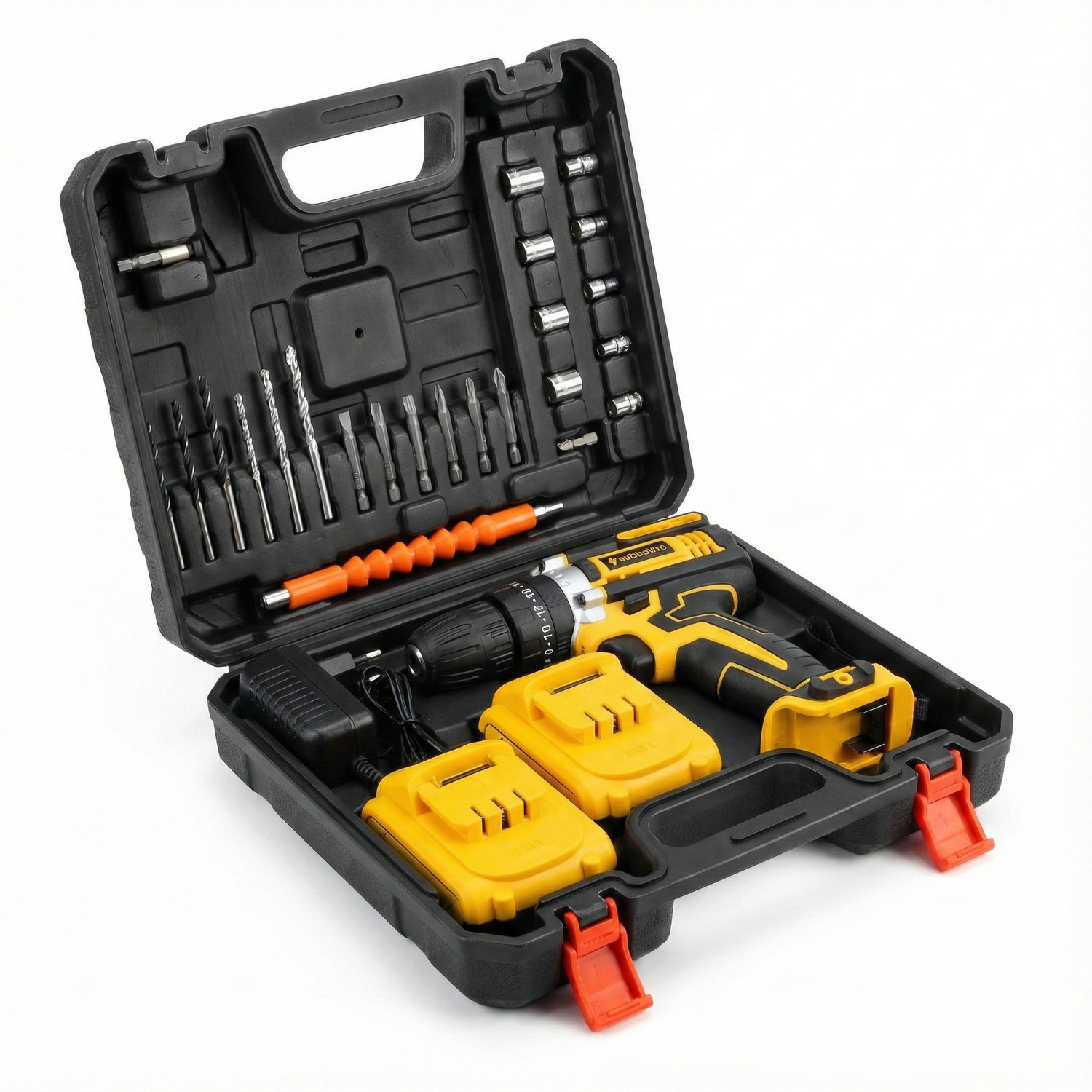 Image of UrbanVolt 21V Cordless Drill Heavy-Duty , Dual Speed, LED Light, Forward /Reverse, 1 Year Warranty Cordless Drill