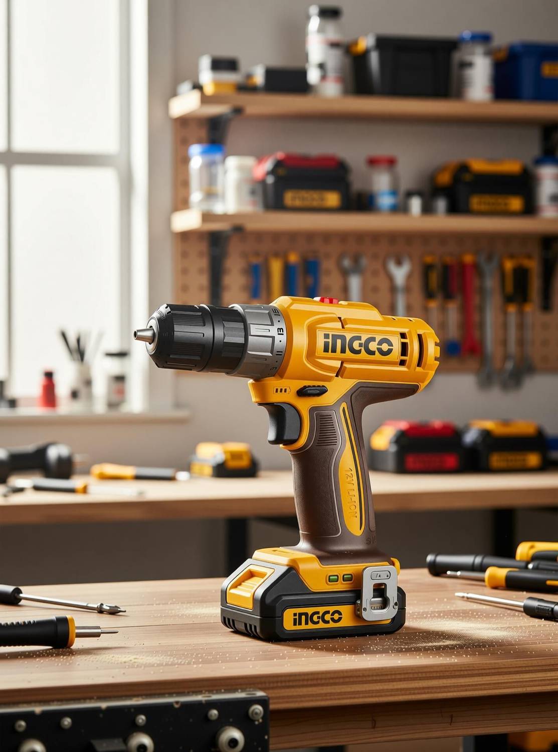 INGCO 12V Cordless Drill, 15+1, 20Nm, 1.5Ah Battery - Image 4