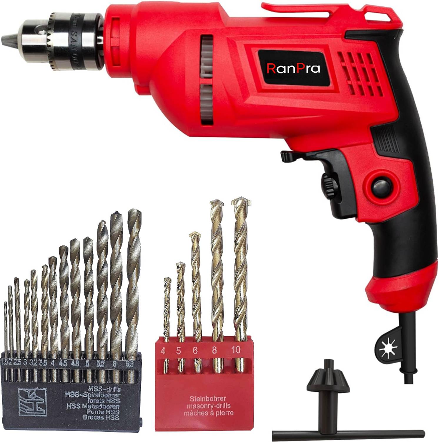 RanPra 10mm 600W Corded Drill Machine - Image 2
