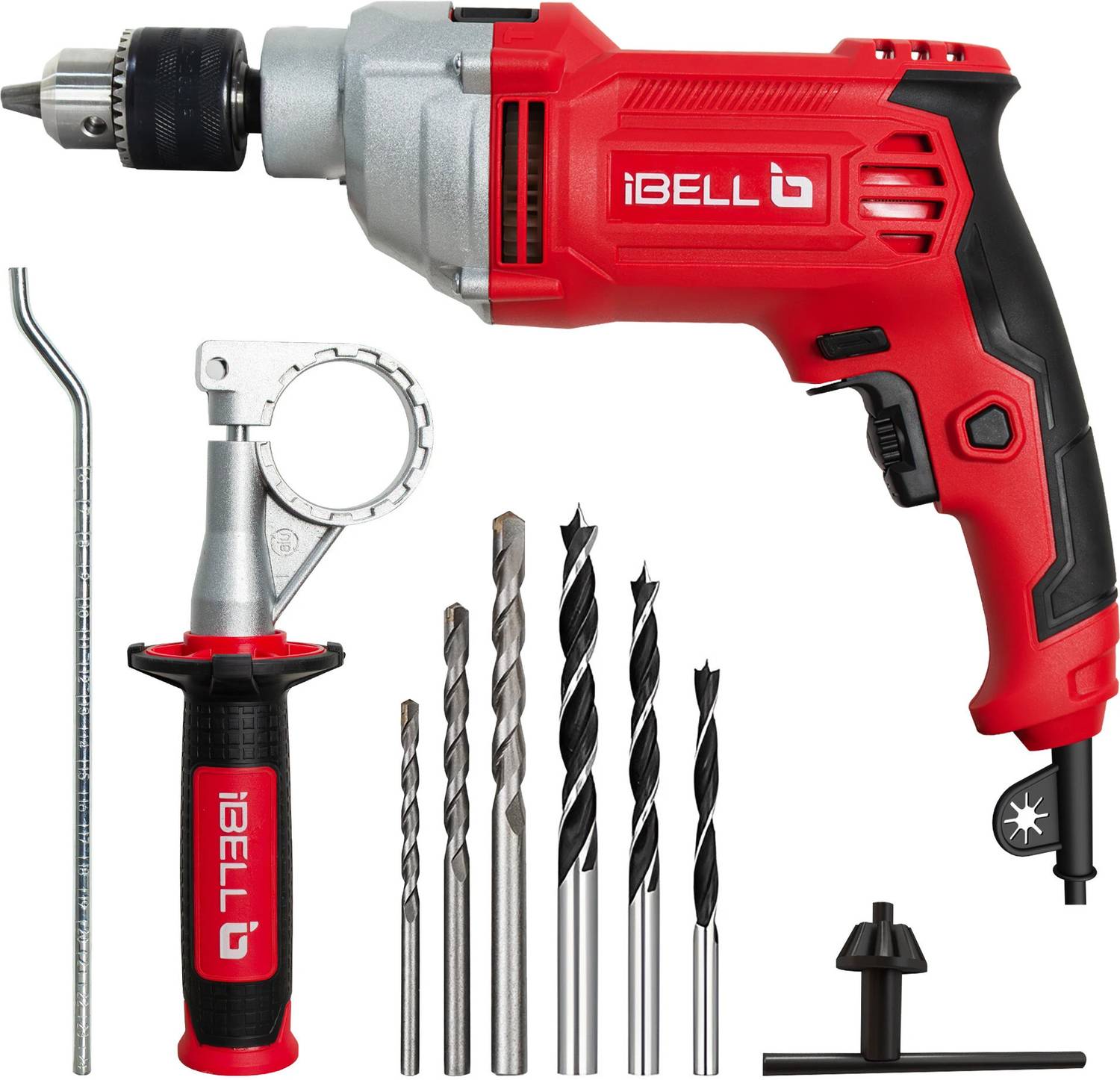 iBELL Industrial Impact Drill ID13-30, 1100W, Copper Armature, 0