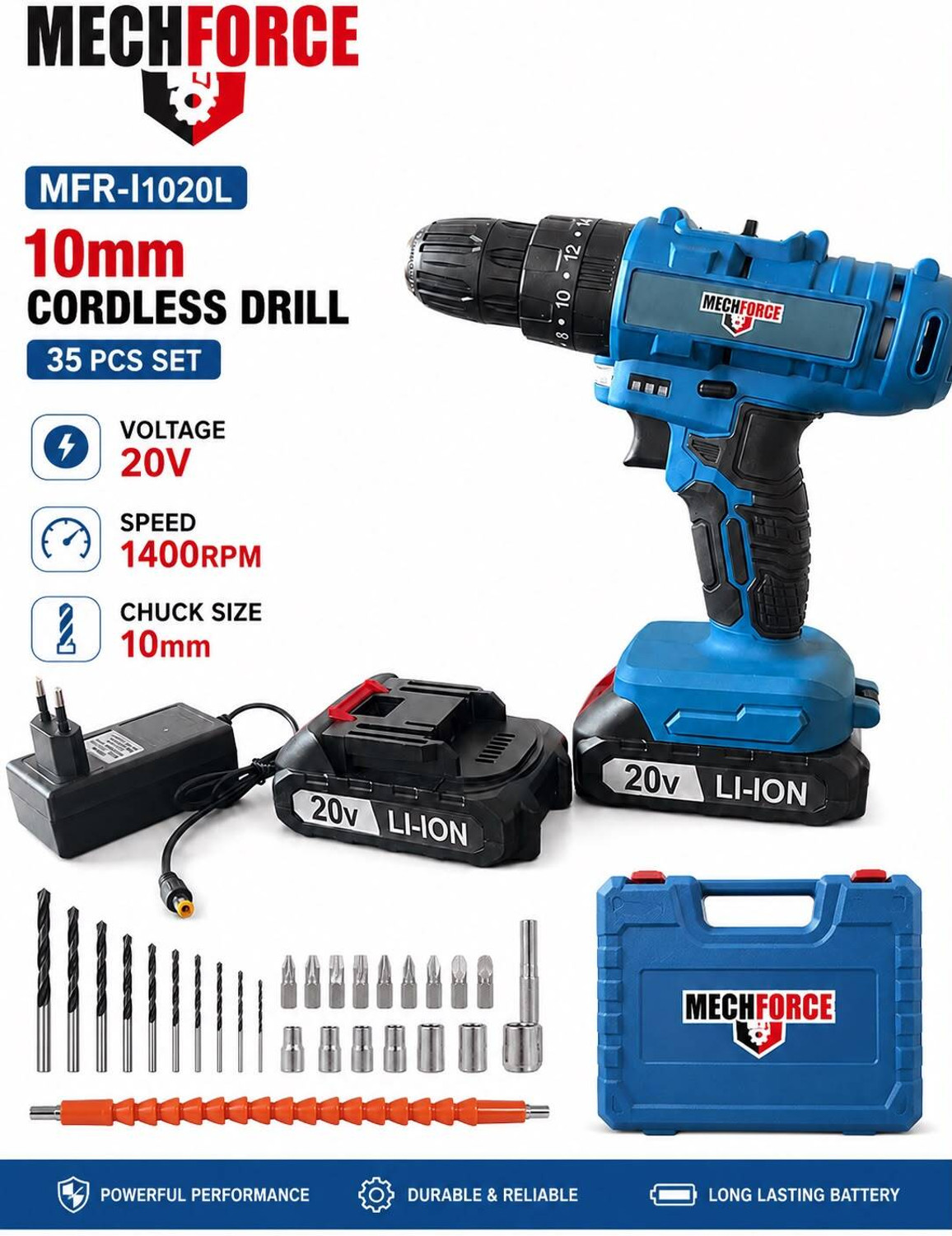 Image of Mechforce MFR-I1020L Cordless Drill