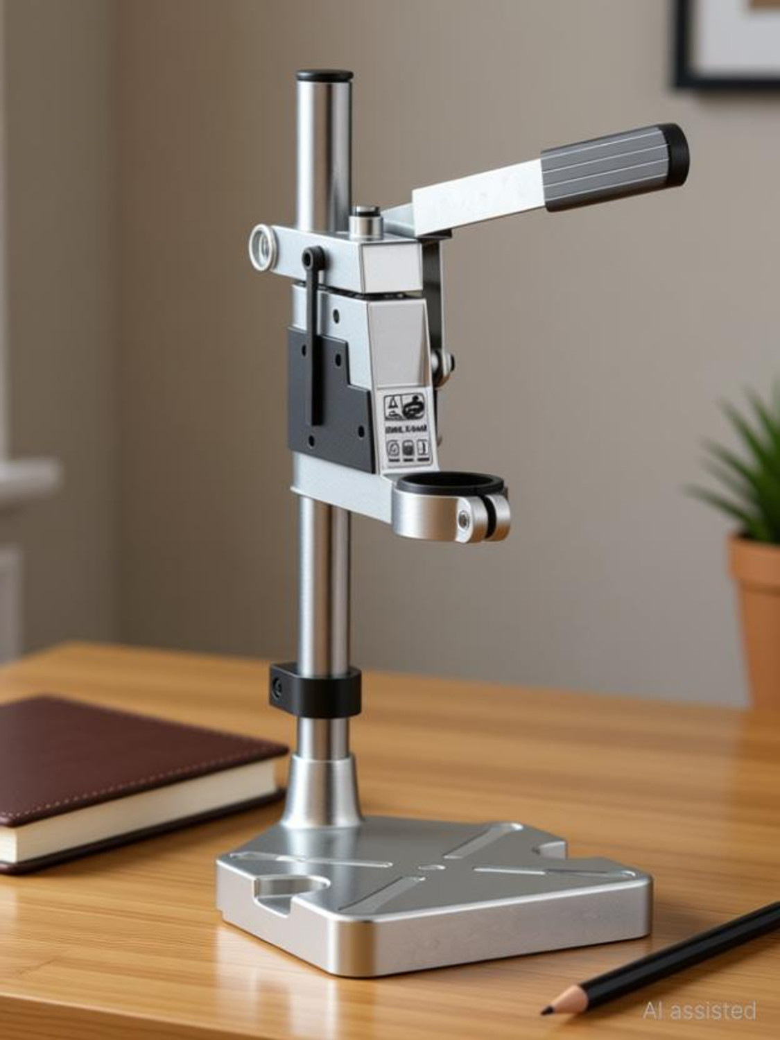 Image of RanPra Aluminium Universal Drill Stand | Bench Press Jig Mini Angle Drill