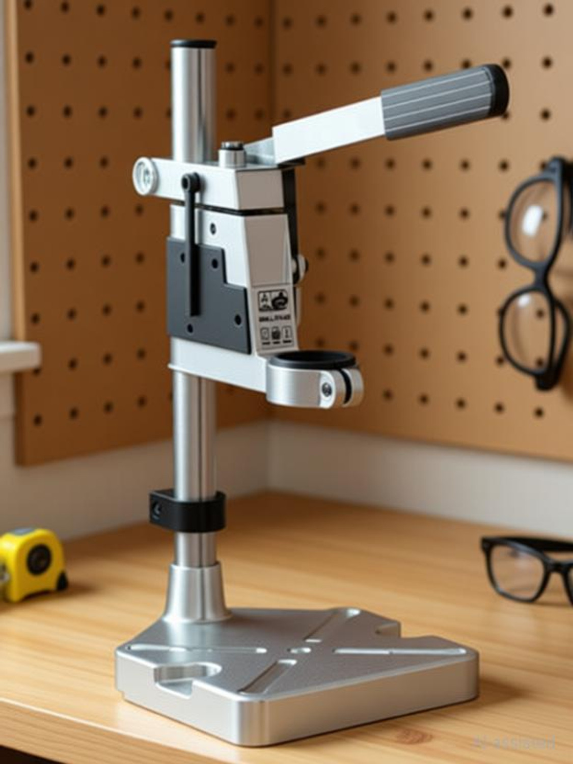 Image of RanPra Aluminium Universal Drill Stand | Bench Press Jig Mini Angle Drill