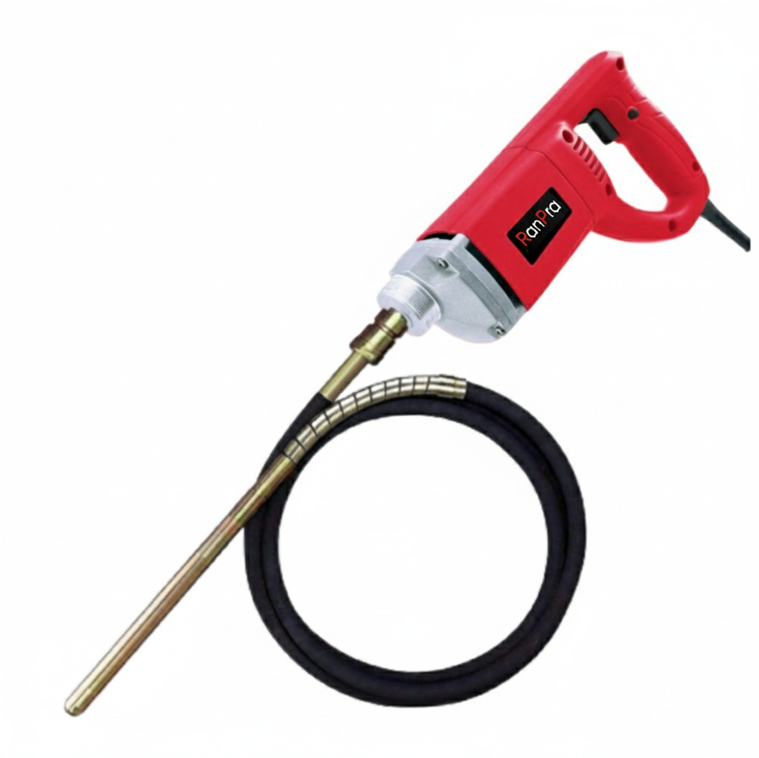 Image of RanPra 35MM HEAVY DUTY CONCRETE VIBRATOR MACHINE WITH 1.5 METER LEAD Pistol Grip Drill