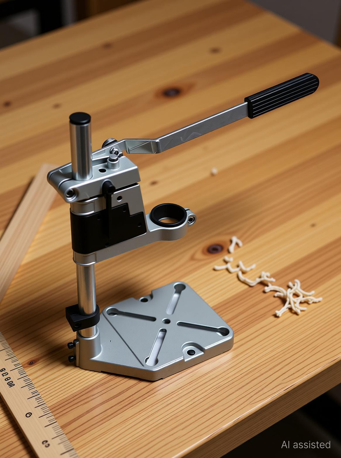 Image of ClifPremium 6109 Metroo 400 MM DRILL STAND FOR 10MM DRILL CONVERT HAND DRILL TO BENCH PRESS Angle Drill