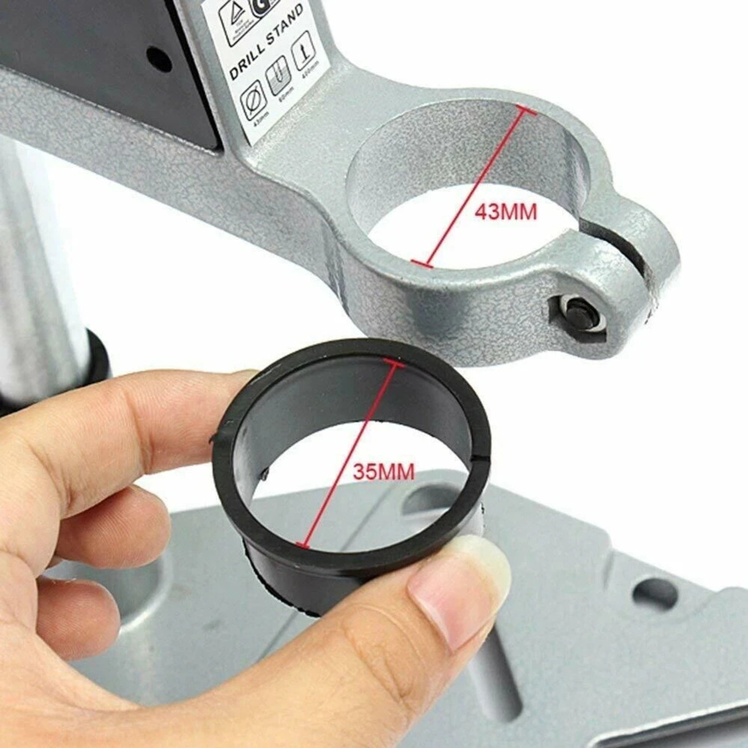 Image of RanPra Aluminium Universal Drill Stand | Bench Press Jig Mini Angle Drill
